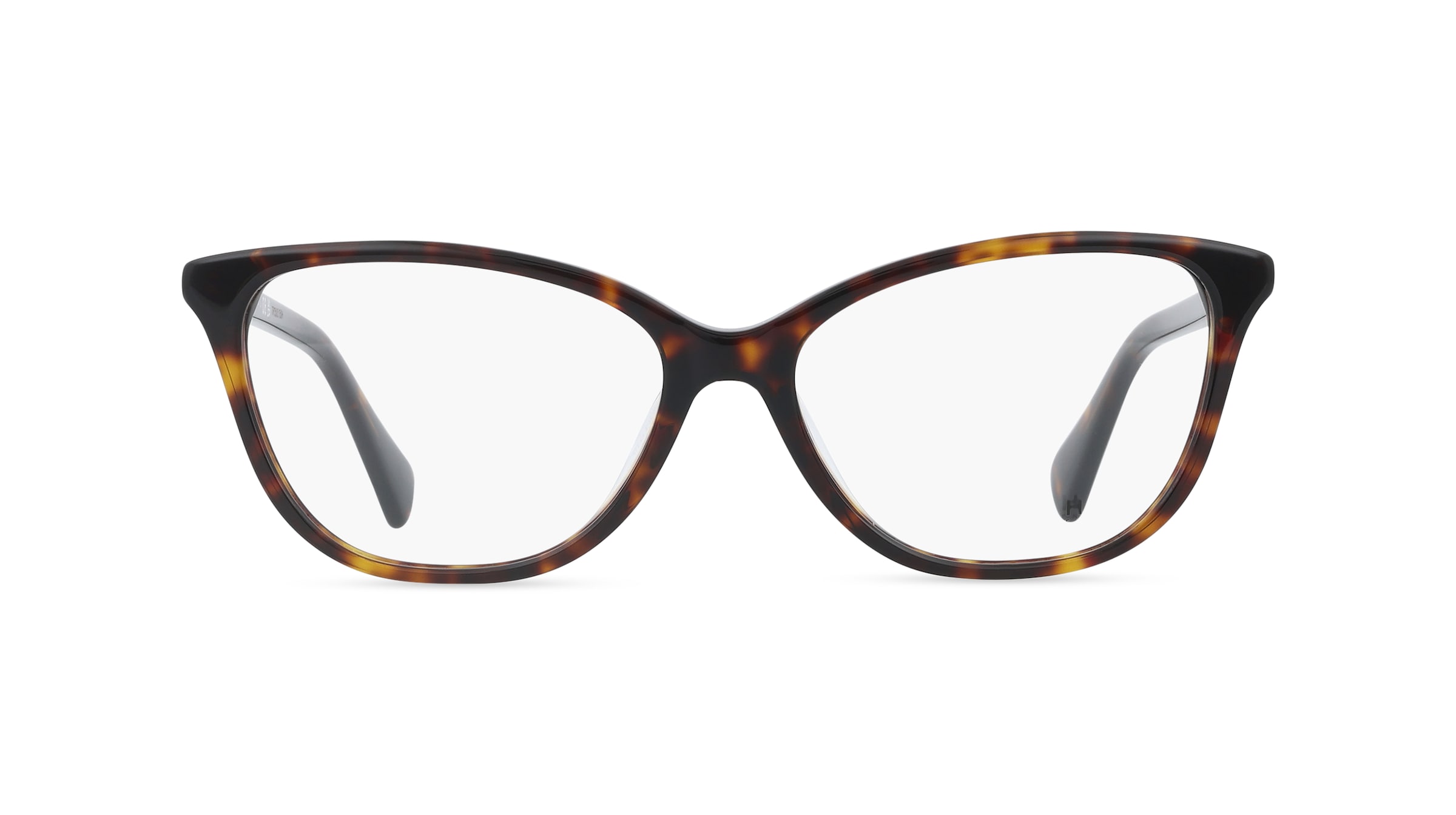 Ralph 0RA7190U Damen-Brille inkl. Gläser Vollrand Butterfly Acetat-Gestell 54/15/145, Havanna