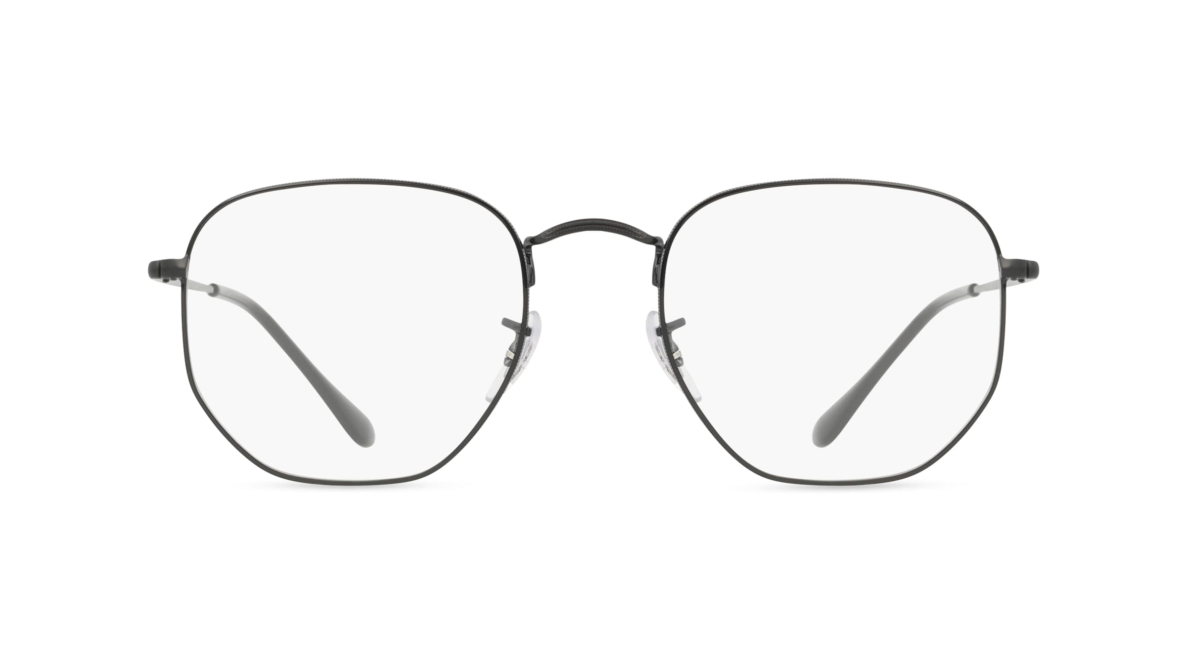 Ray-Ban RX6448 Unisex-Brille inkl. Gläser Vollrand Panto Metall-Gestell 54mm/21mm/145mm, schwarz