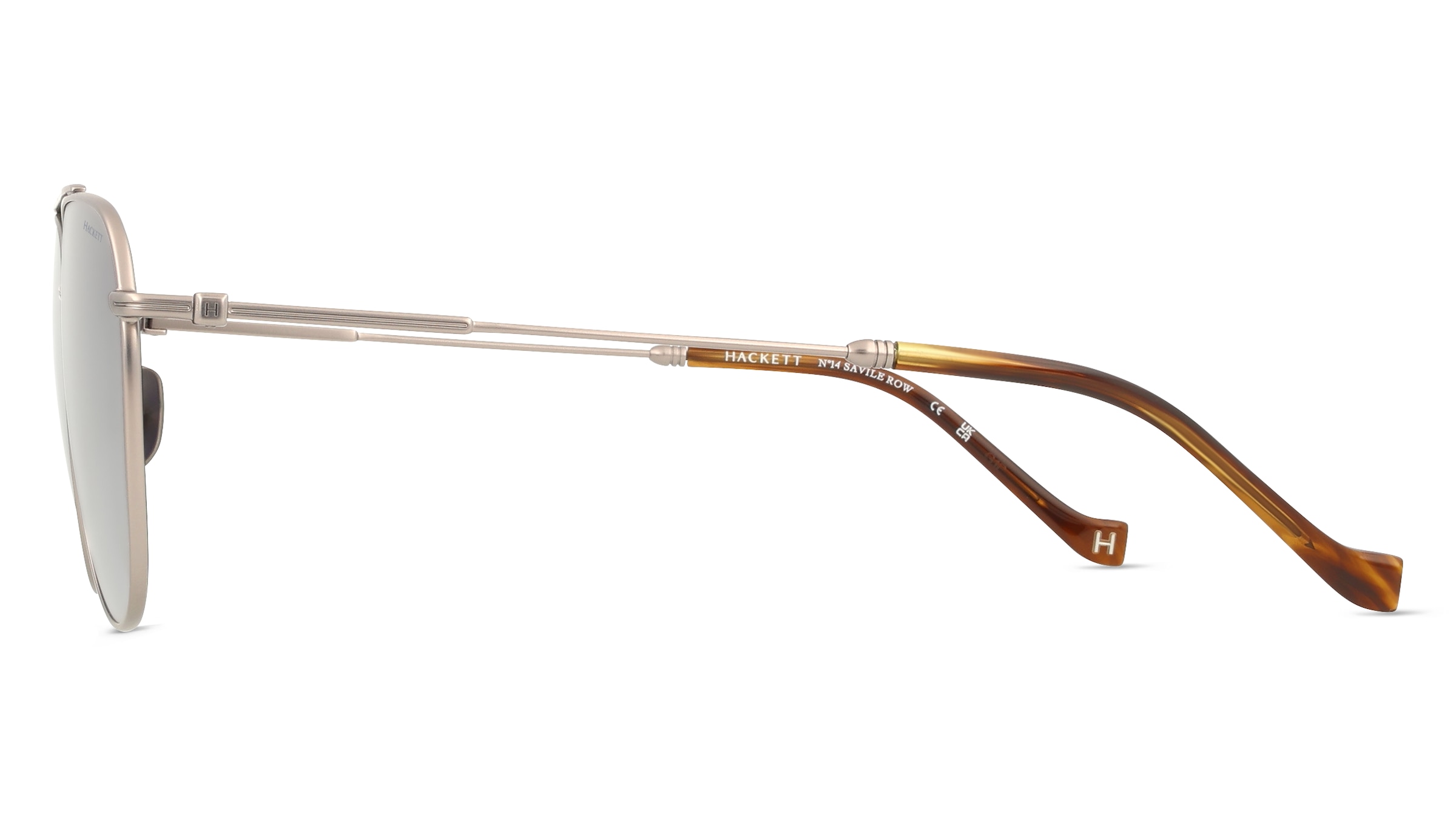 Thumbnail - Hackett HE924 Herren-Sonnenbrille Vollrand Eckig Metall-Gestell, grau