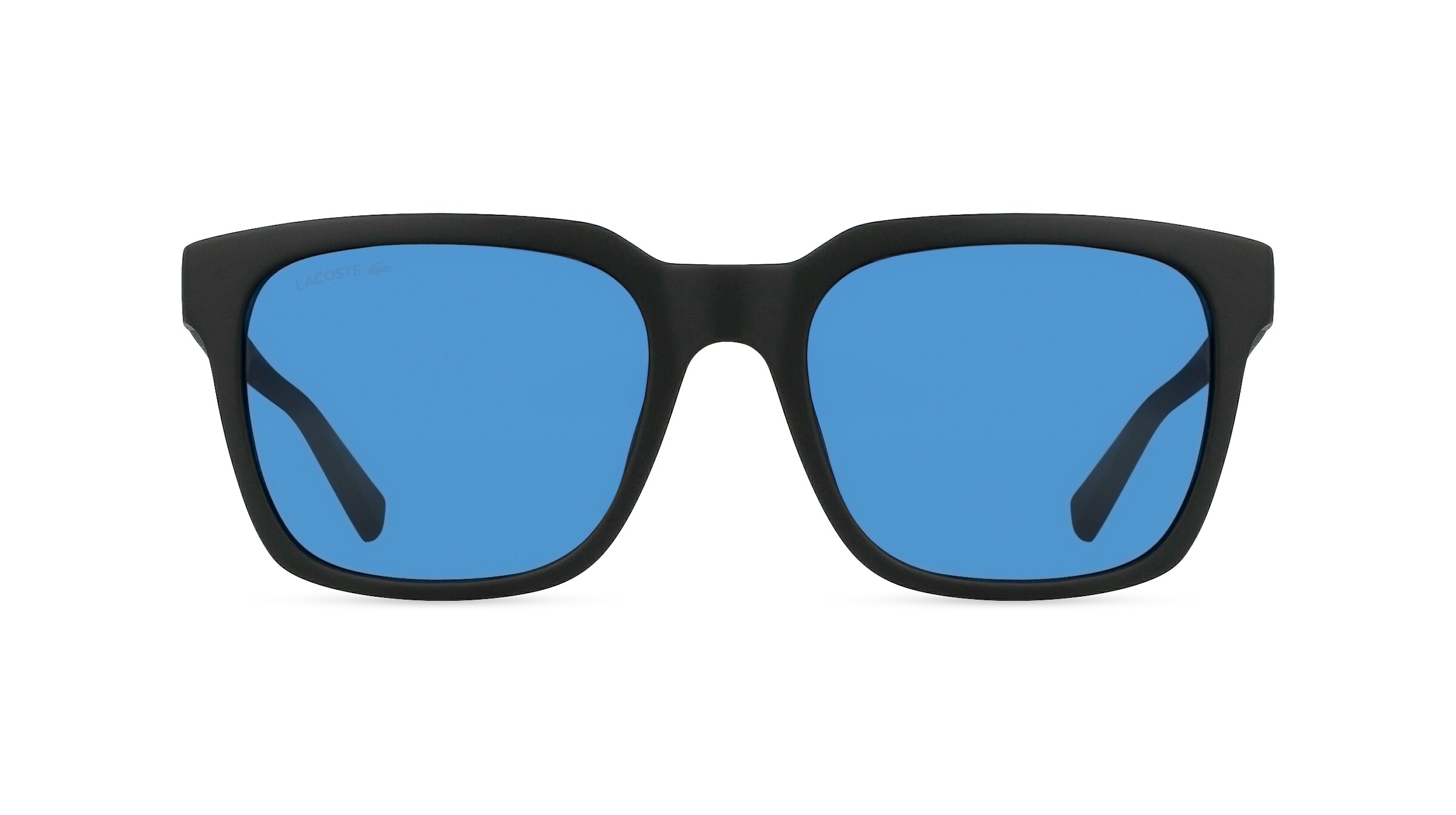 Lacoste L967S Herren-Sonnenbrille Vollrand Eckig Kunststoff-Gestell, schwarz