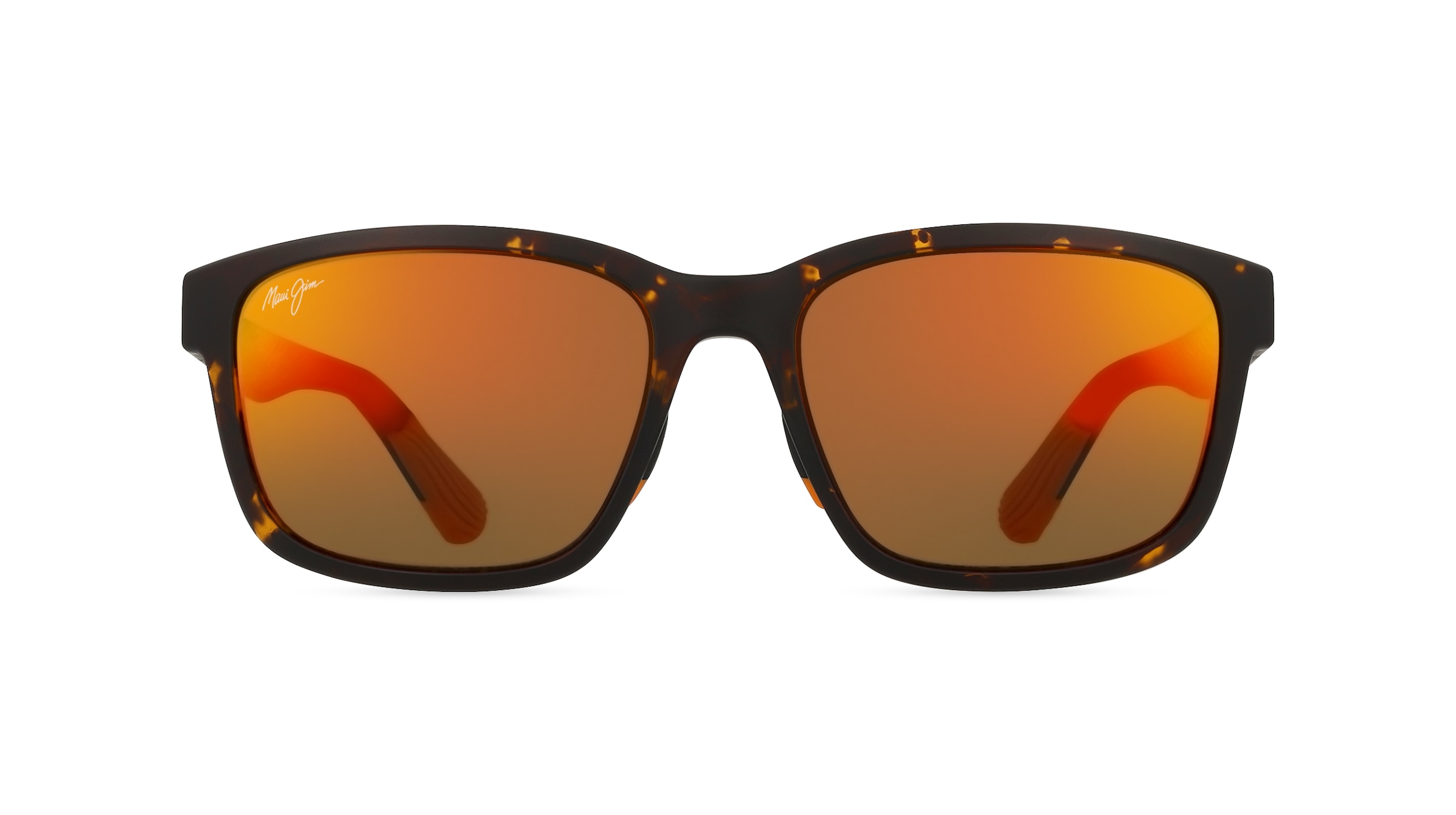 Maui Jim MJ0648SA Herren-Sonnenbrille Vollrand Eckig Nylon-Gestell, braun