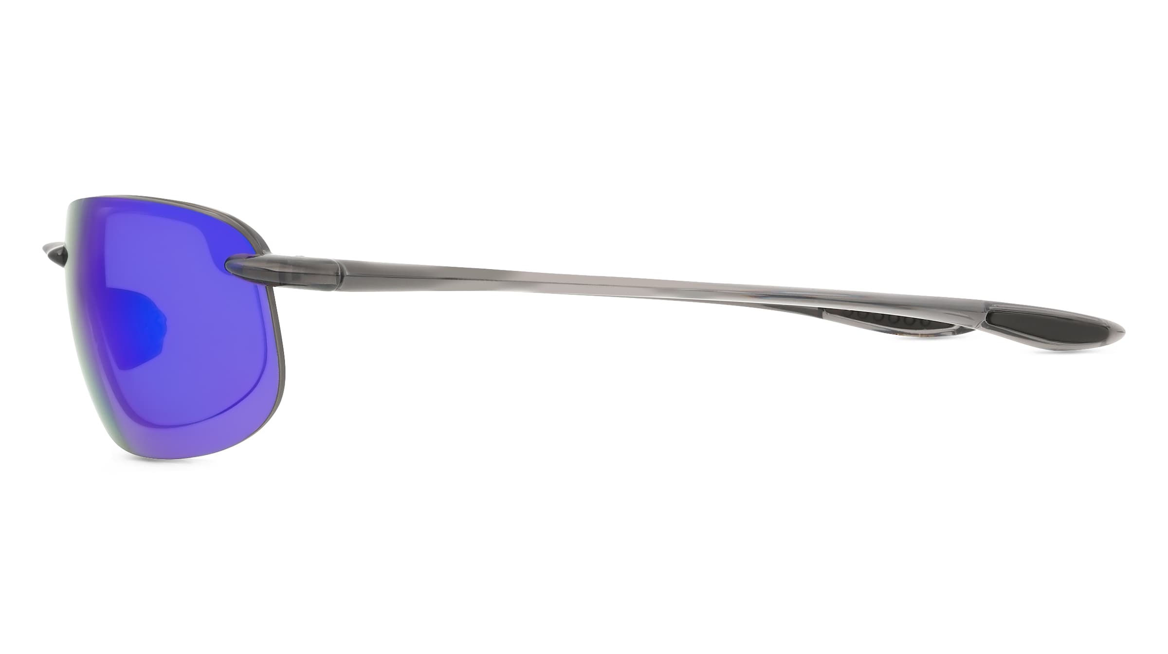 Thumbnail - Maui Jim MJ0456S Hookipa Xlarge Unisex-Sonnenbrille Randlos Quadratisch Kunststoff-Gestell, grau