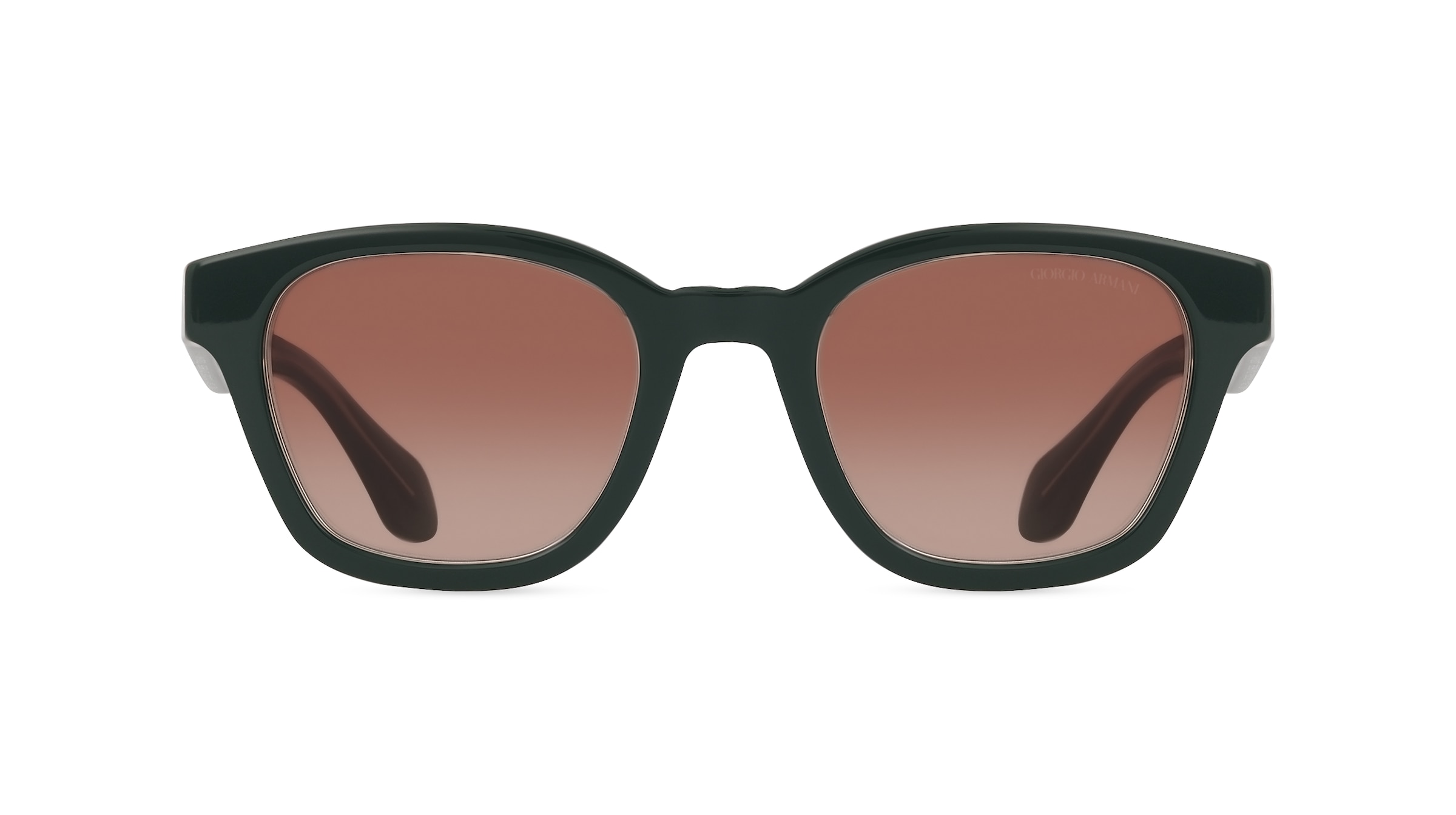 Giorgio Armani 0AR8207 Herren-Sonnenbrille Vollrand Panto Acetat-Gestell, grün