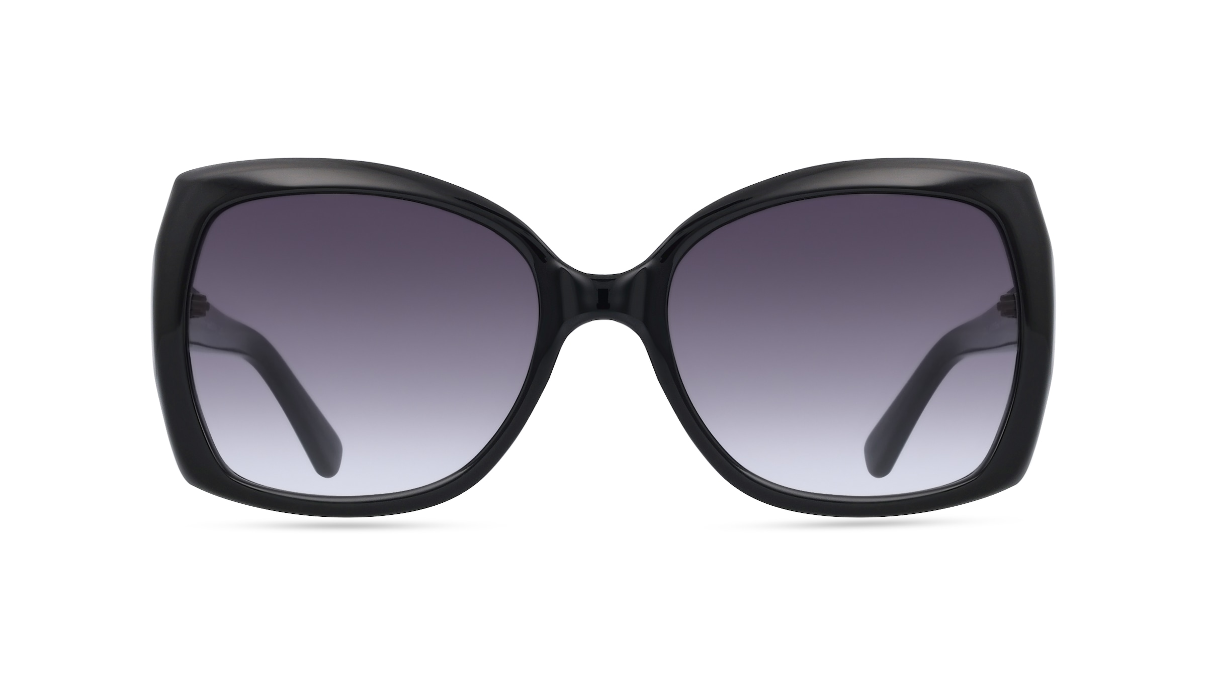 Fielmann OU 023 SUN FA Damen-Sonnenbrille Vollrand Eckig Acetat-Gestell, schwarz