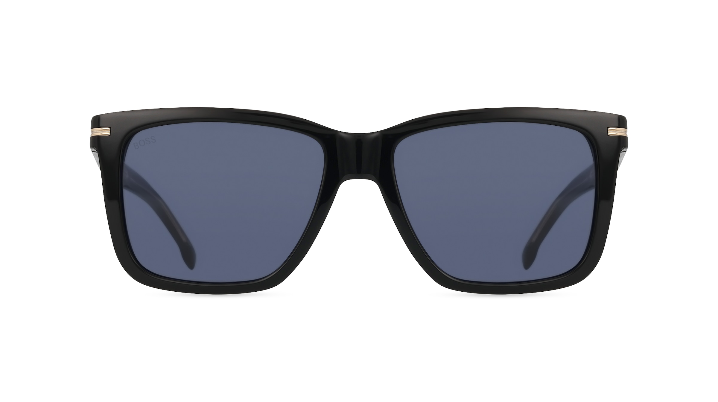 Boss 1598/S Herren-Sonnenbrille Vollrand Eckig Acetat-Gestell, schwarz