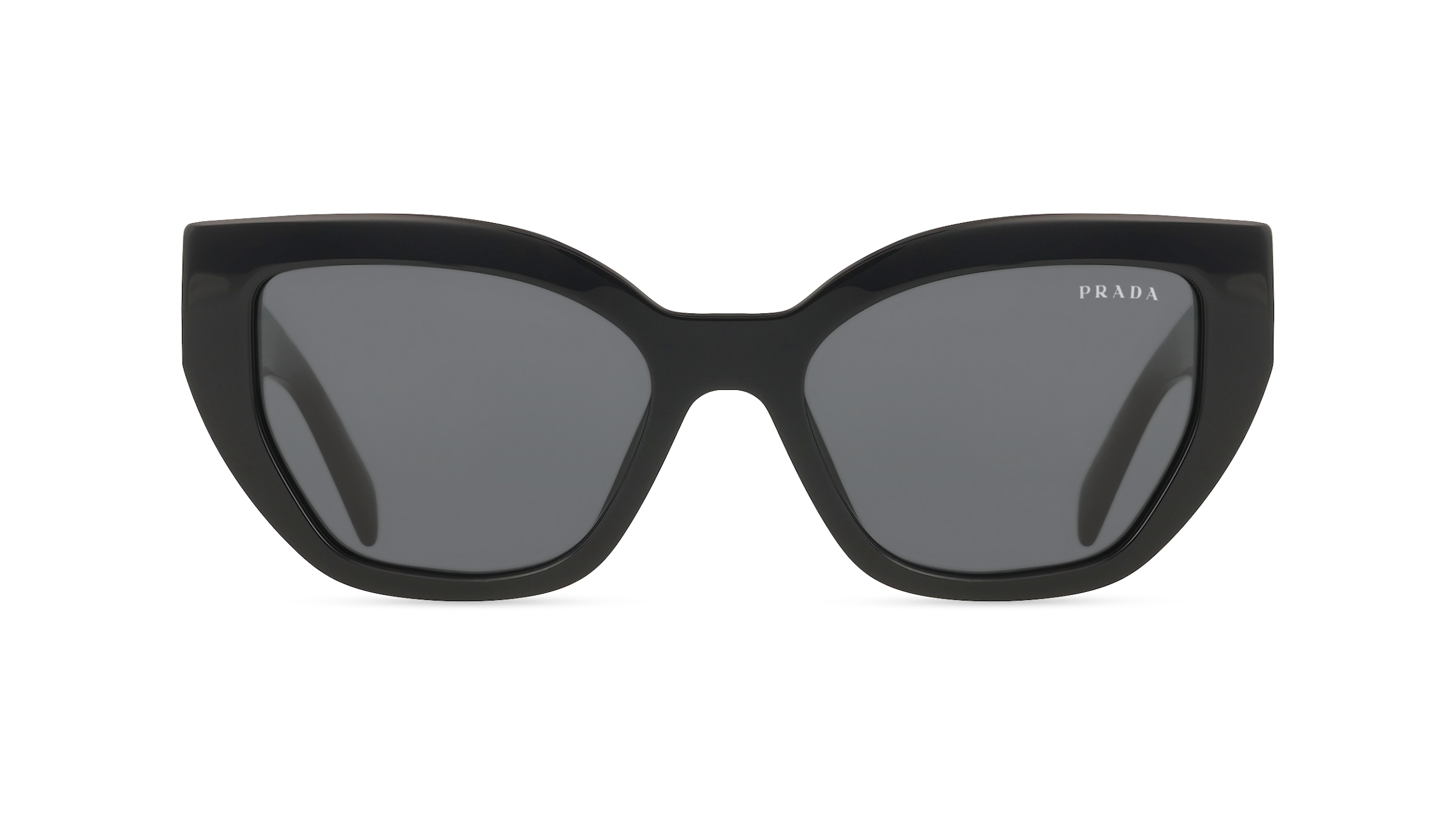 Prada 0PR A09S Damen-Sonnenbrille Vollrand Butterfly Acetat-Gestell, schwarz