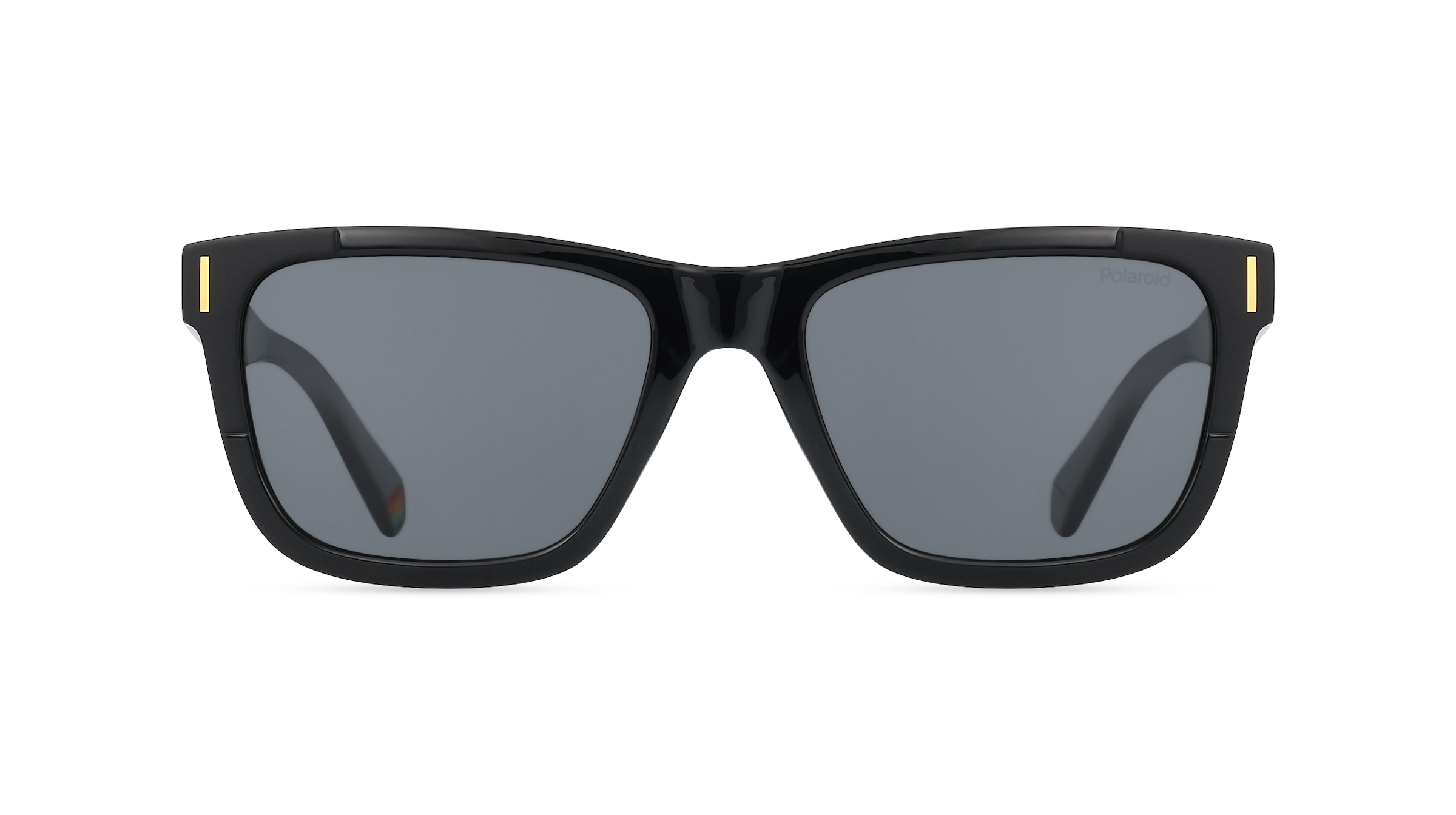 Polaroid PLD 6186/S Unisex-Sonnenbrille Vollrand Eckig Kunststoff-Gestell, schwarz