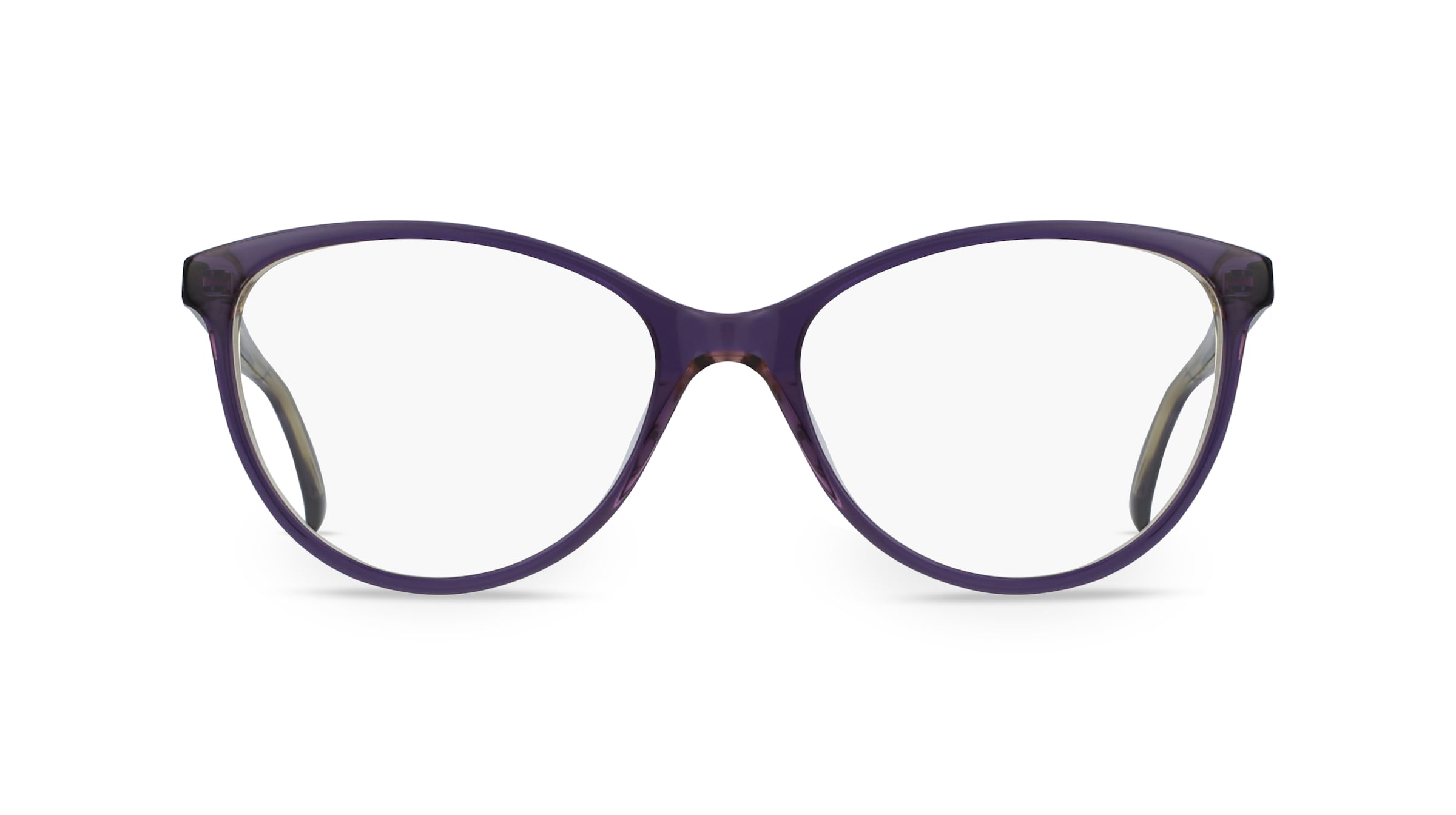 Fielmann LN 002 CL Damen-Brille inkl. Gläser Vollrand Butterfly Acetat-Gestell 53mm/16mm/135mm, lila