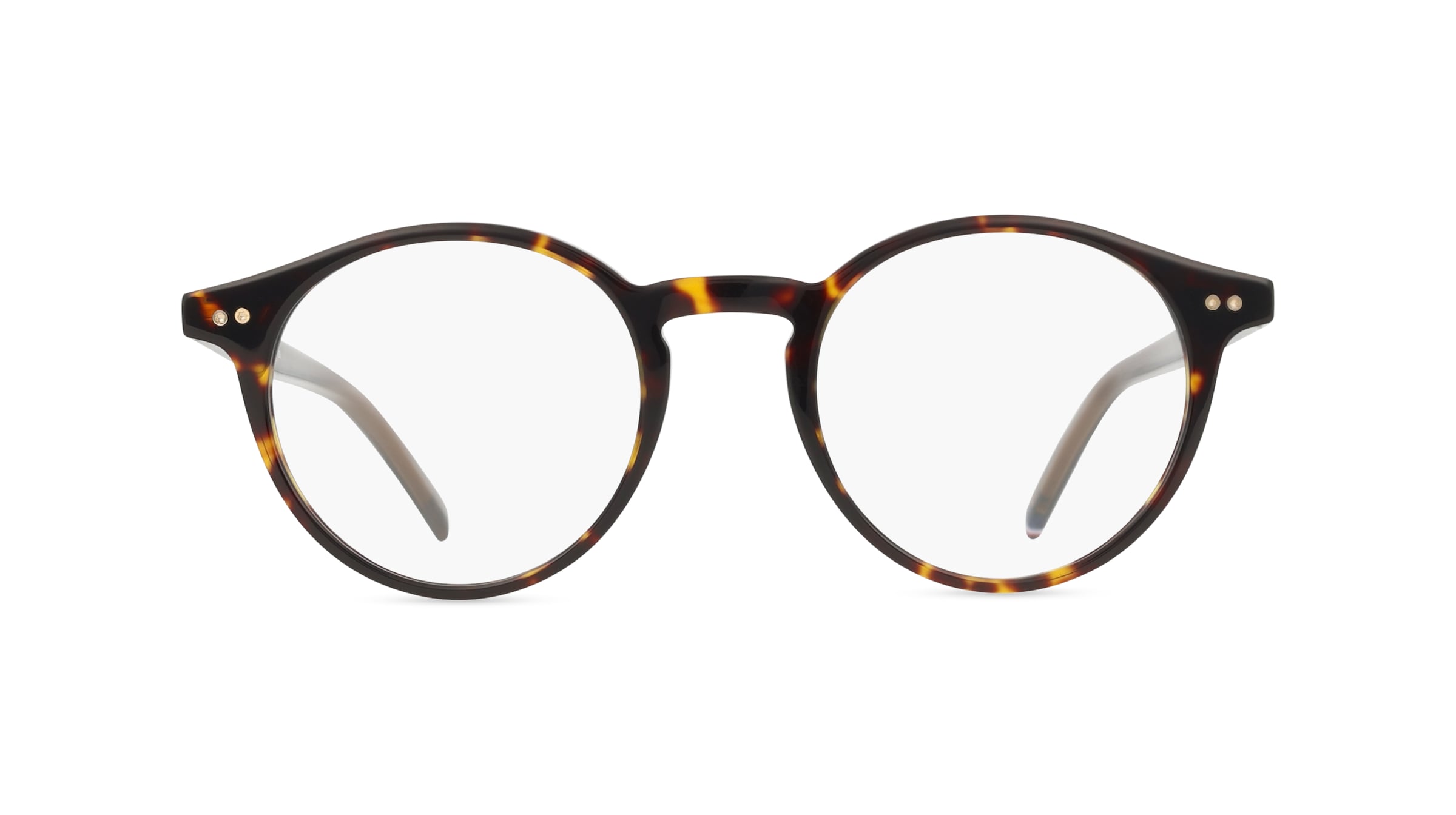 Tommy Hilfiger Eyewear TH 1813 Herren-Brille inkl. Gläser Vollrand Panto Acetat-Gestell 49mm/21mm/150mm, Havanna