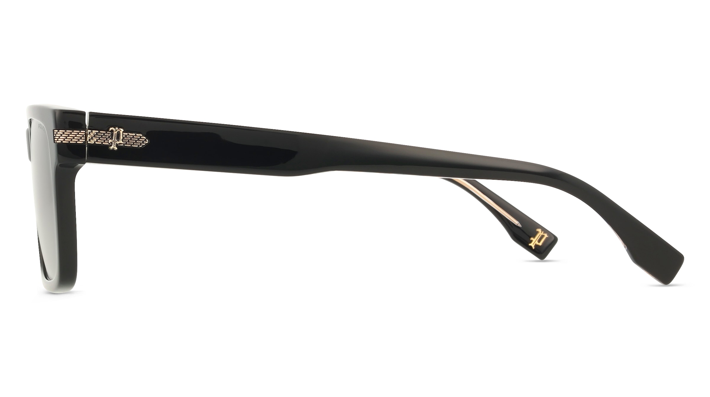 Thumbnail - Police SPLR75 Herren-Sonnenbrille Randlos Geometrisch Metall-Gestell, schwarz