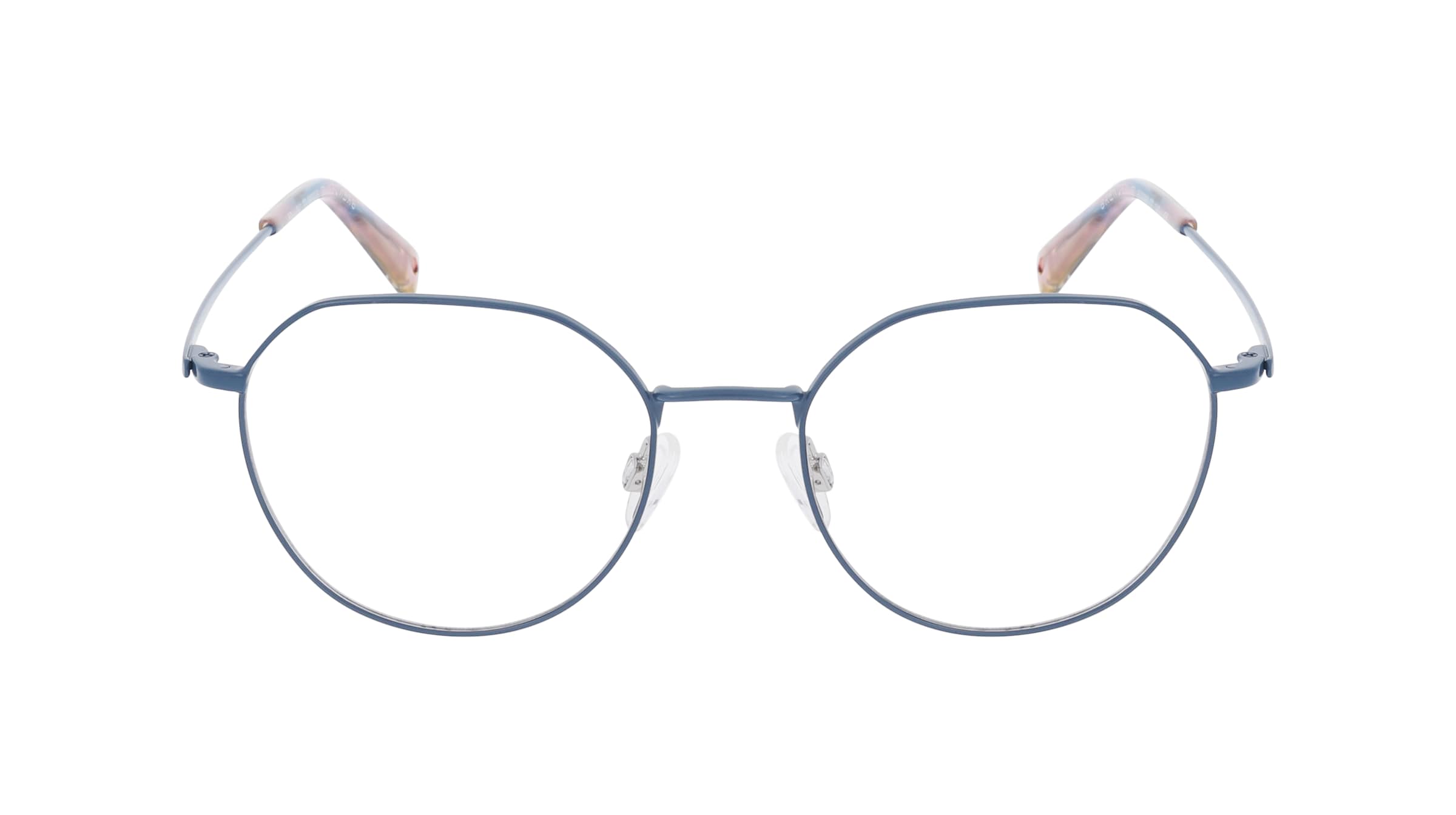 BRENDEL eyewear 902399 Damen-Brille inkl. Gläser Vollrand Panto Metall-Gestell 51mm/18mm/140mm, blau