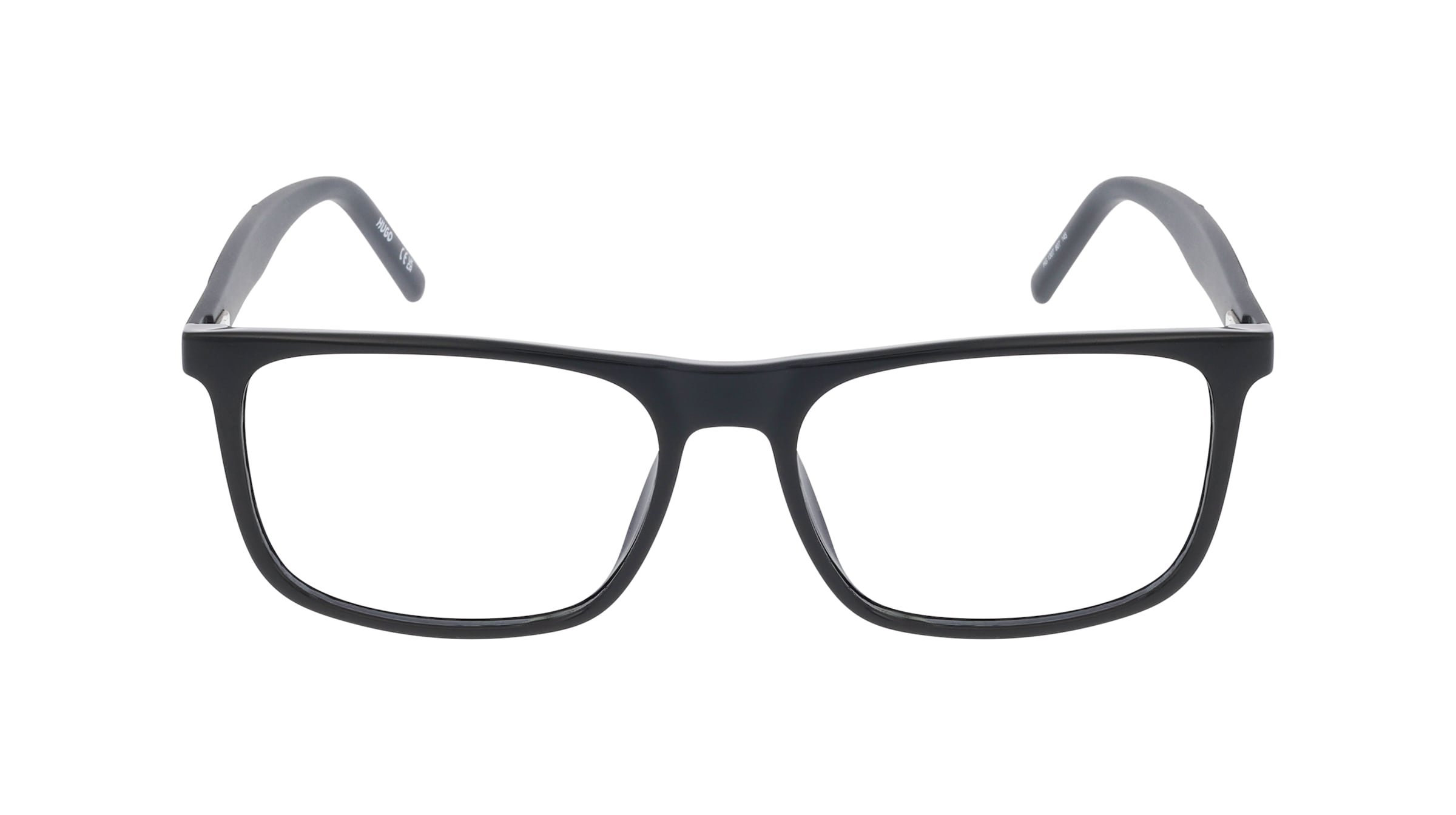 Hugo HG 1307 Herren-Brille inkl. Gläser Vollrand Eckig Kunststoff-Gestell 55mm/16mm/145mm, schwarz