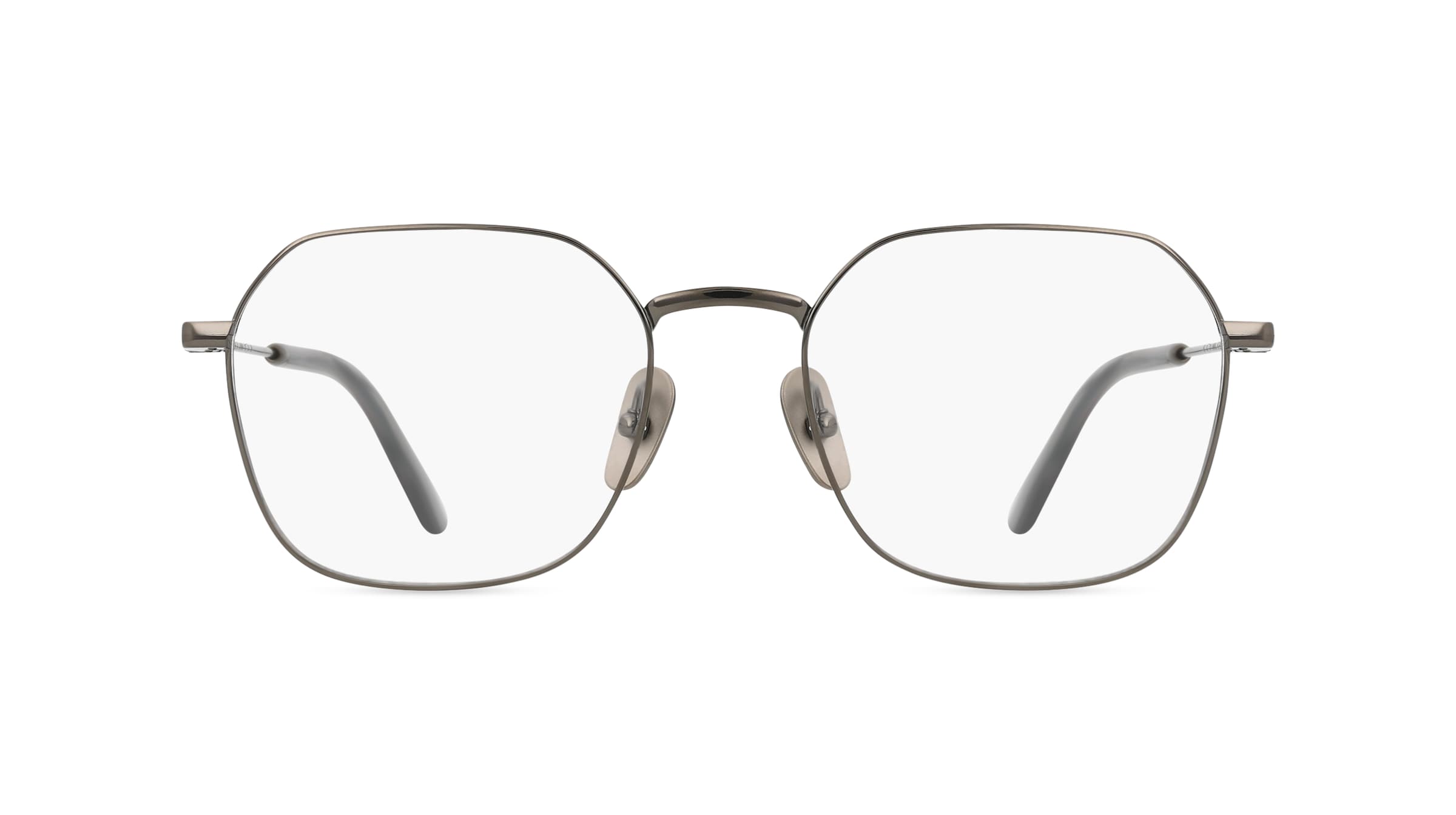 Ray-Ban RX8794 JIM TITANIUM Unisex-Brille inkl. Gläser Vollrand Eckig Titan-Gestell 53mm/20mm/145mm, silber