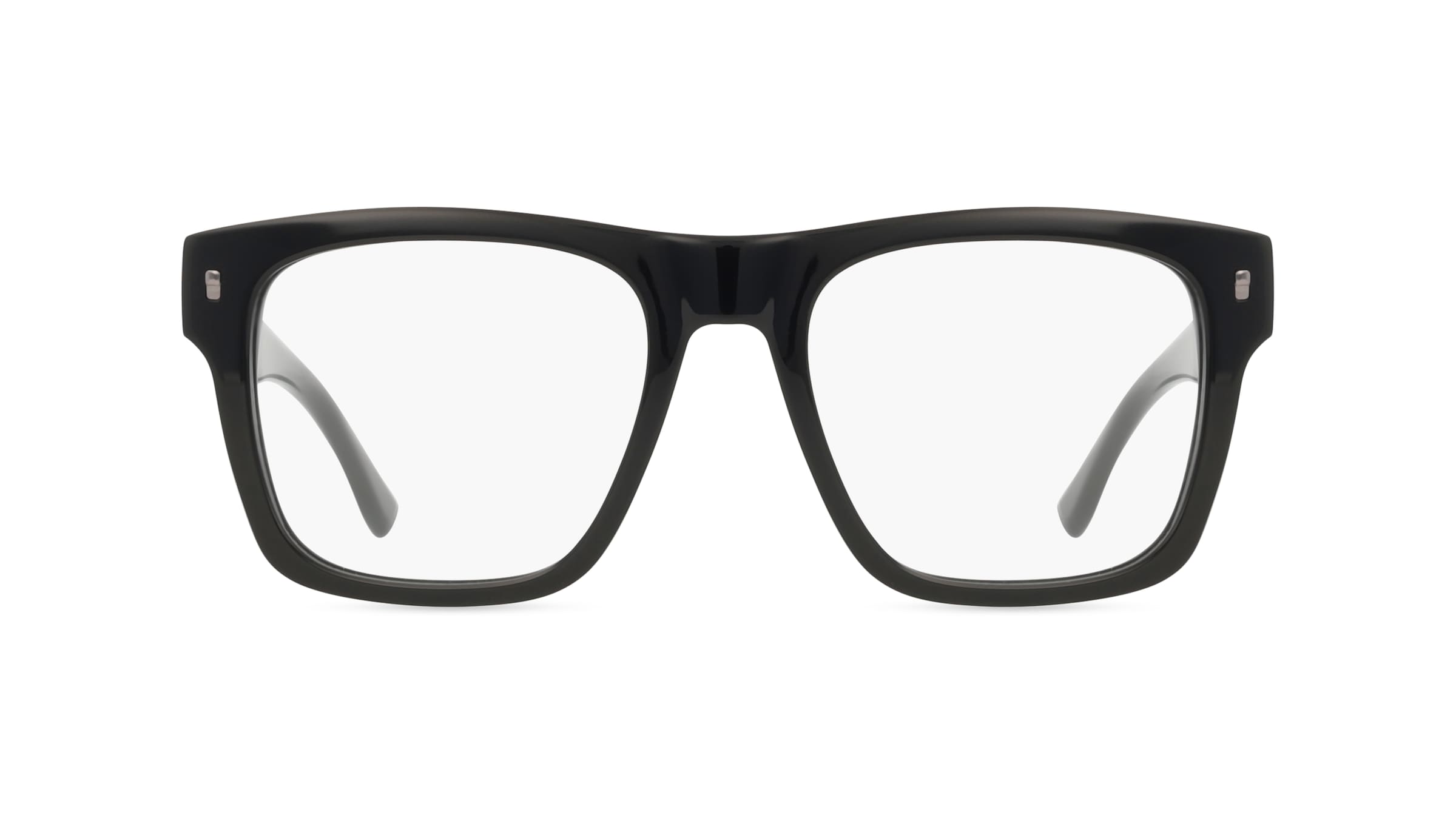 Dsquared2	 D2 0037 Herren-Brille inkl. Gläser Vollrand Eckig Acetat-Gestell 53mm/18mm/145mm, schwarz