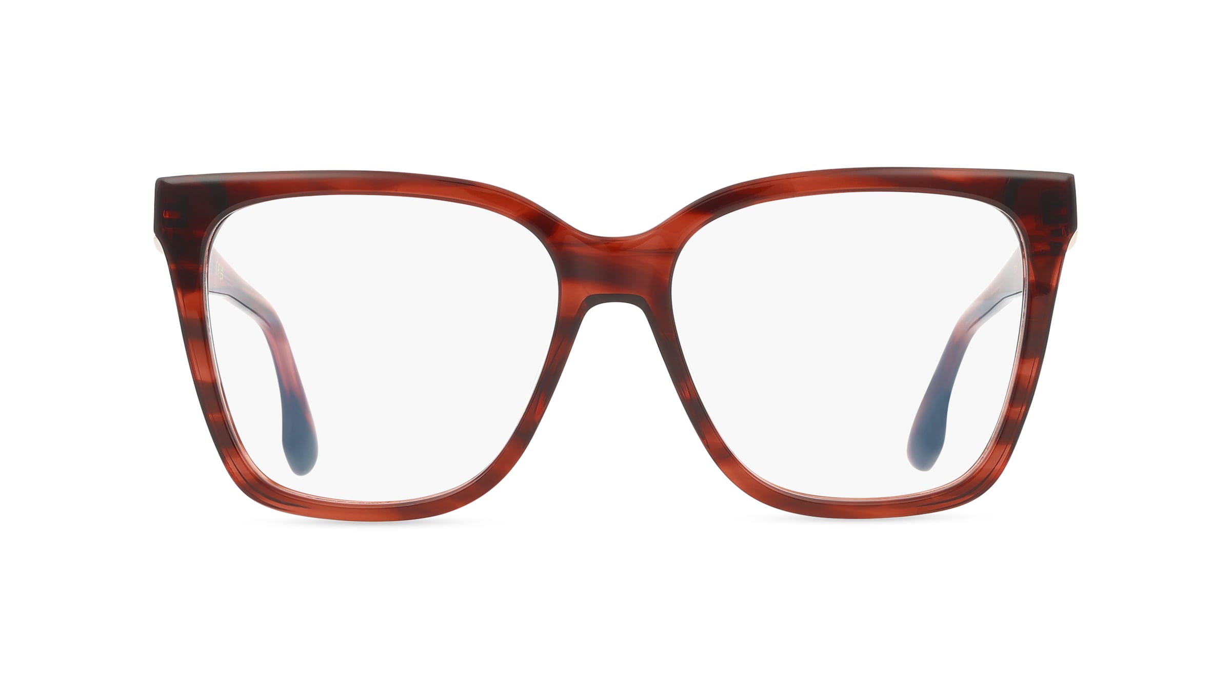 Victoria Beckham VB2680 Damen-Brille inkl. Gläser Vollrand Eckig Acetat-Gestell 53/15/140, rot