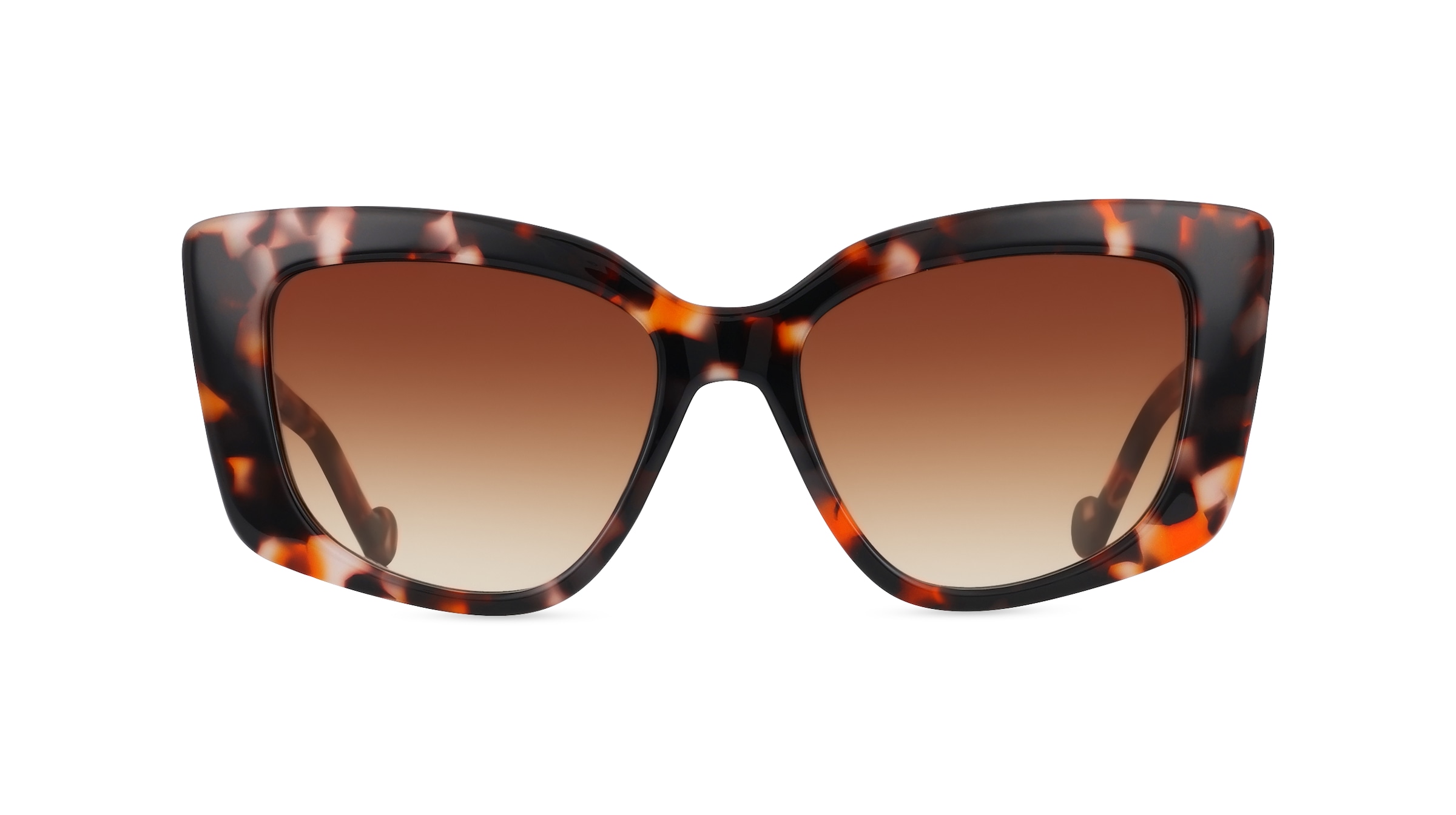 Liu Jo LJ776S Damen-Sonnenbrille Vollrand Butterfly Kunststoff-Gestell, braun