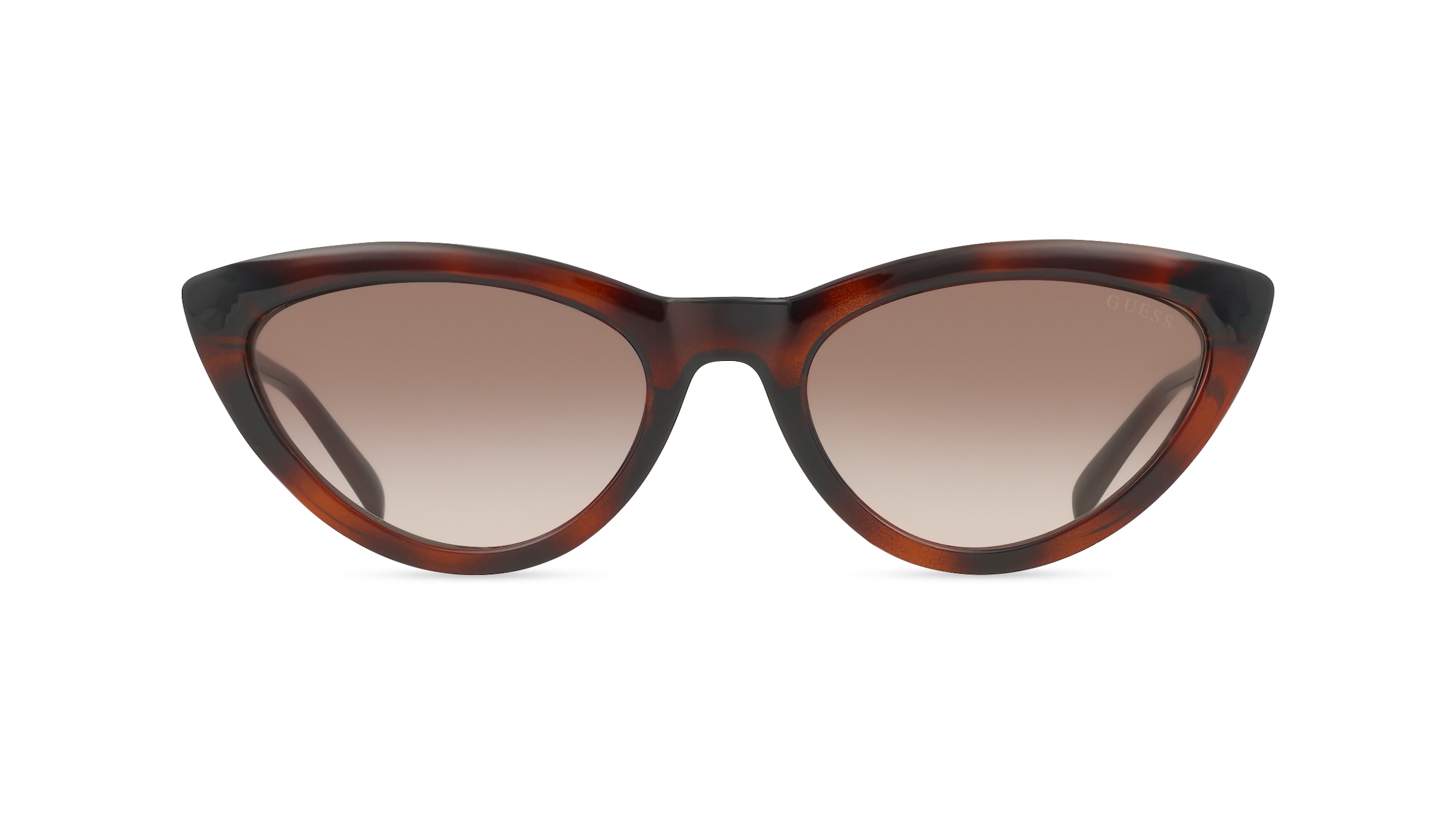 Guess GU3053 Damen-Sonnenbrille Vollrand Schmal Kunststoff-Gestell, Havanna