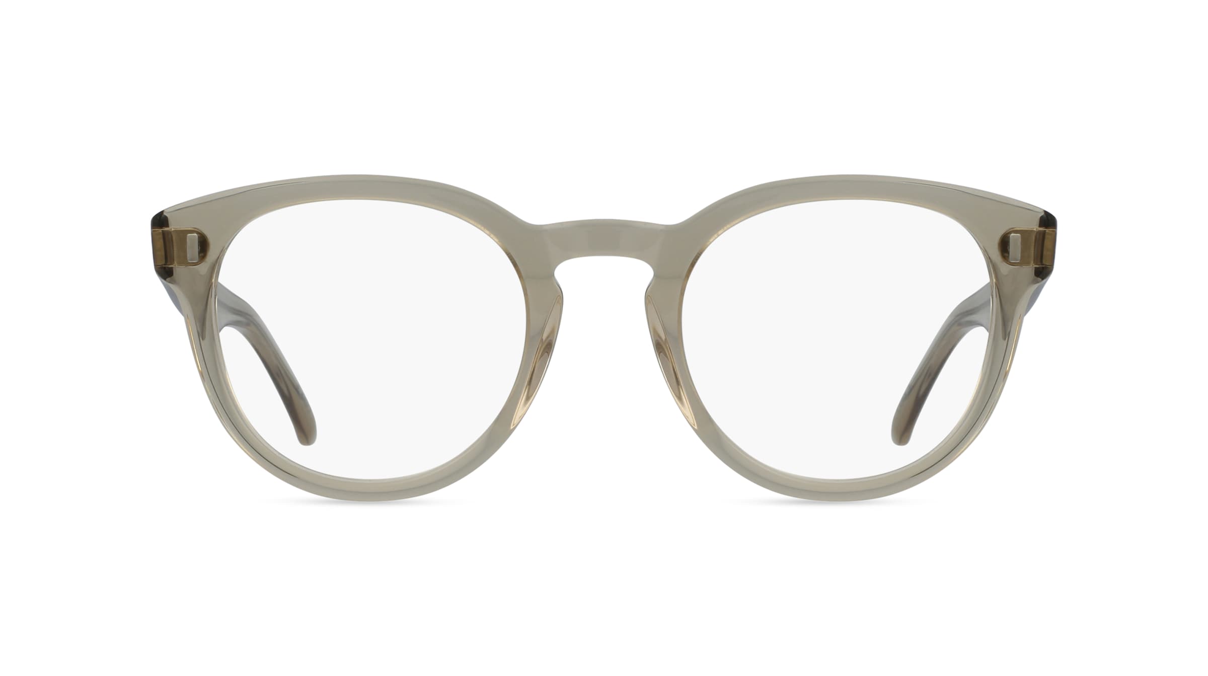 Fielmann AB 004 CL Unisex-Brille inkl. Gläser Vollrand Panto Acetat-Gestell 49mm/22mm/150mm, gelb