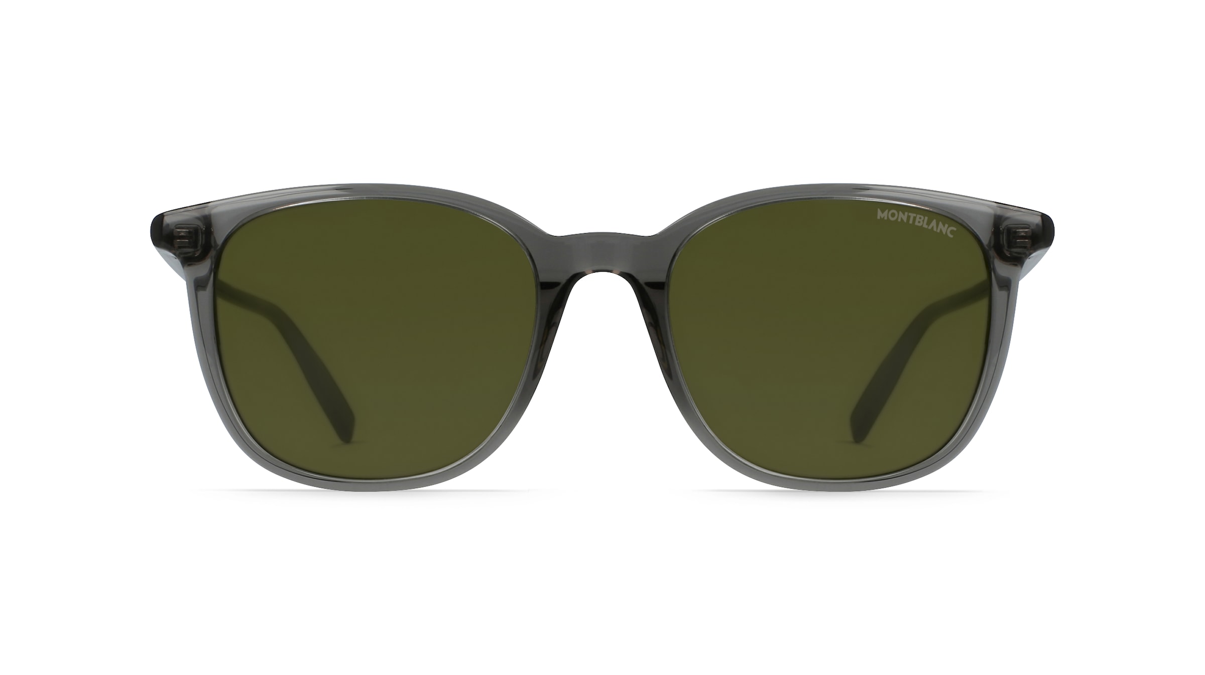 Montblanc MB0006S Unisex-Sonnenbrille Vollrand Eckig Kunststoff-Gestell, grau