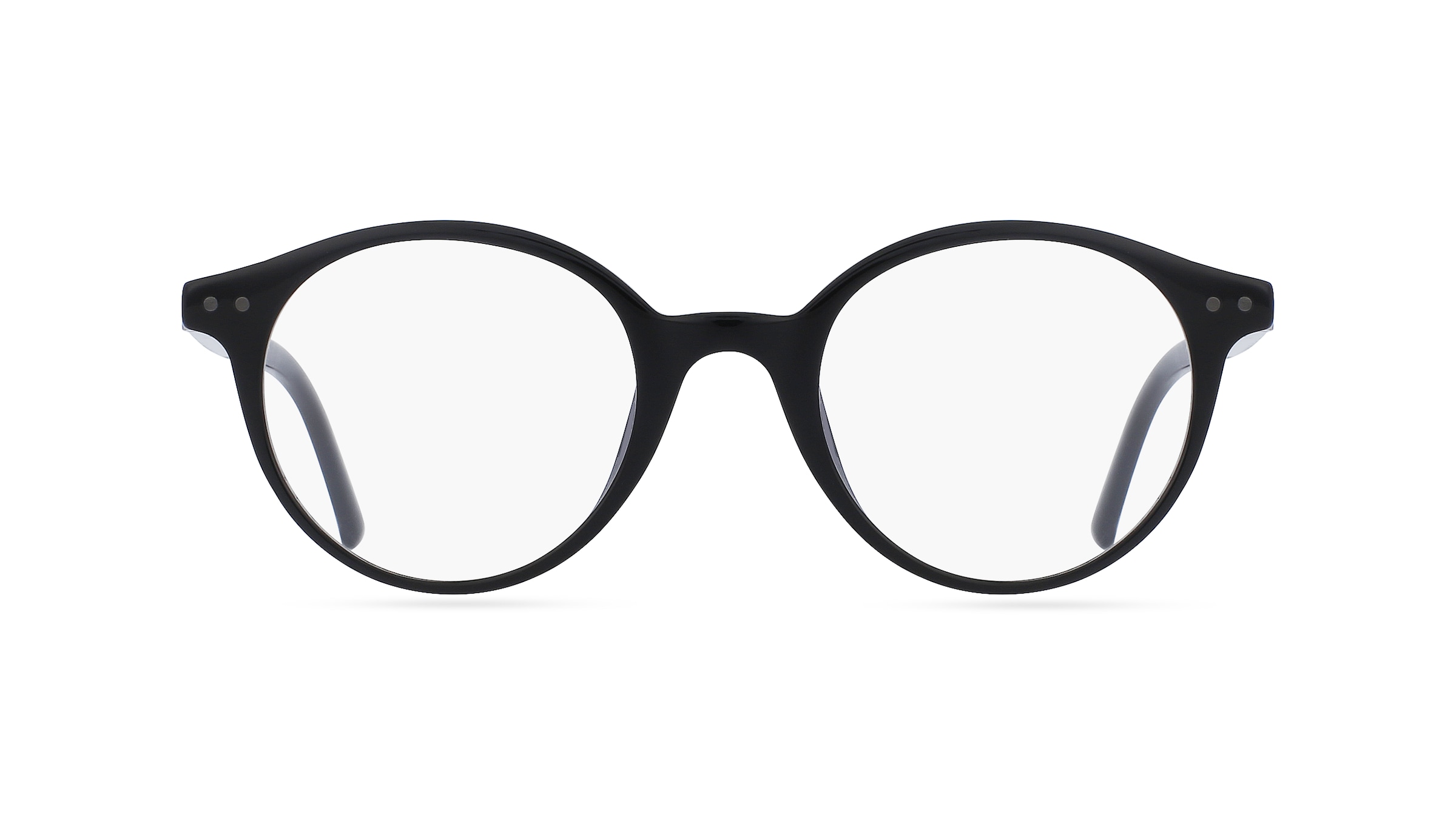 Fielmann LN 021 CL Kinder-Brille inkl. Gläser Vollrand Panto Acetat-Gestell 46/20/130, schwarz
