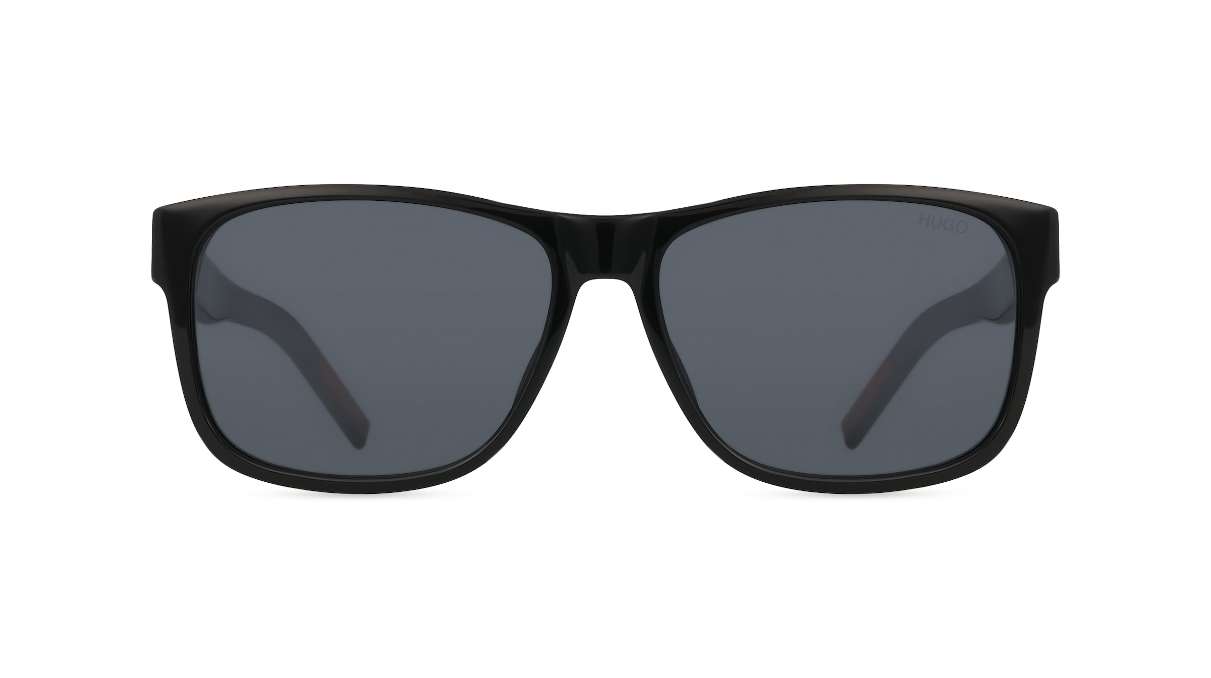 Hugo HG 1260/S Herren-Sonnenbrille Vollrand Eckig Acetat-Gestell, schwarz