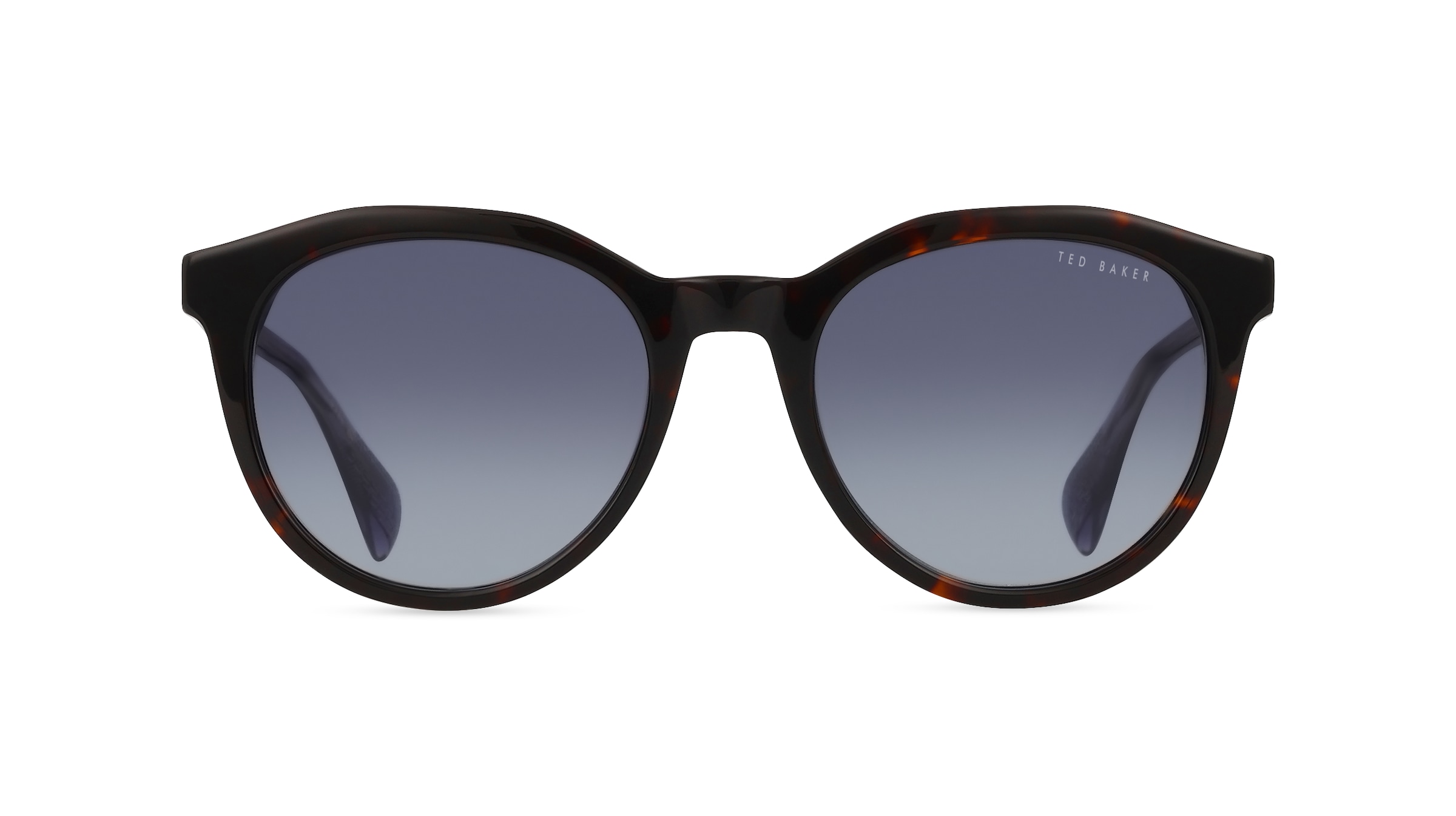 Ted Baker 1721 Herren-Sonnenbrille Vollrand Rund Acetat-Gestell, braun