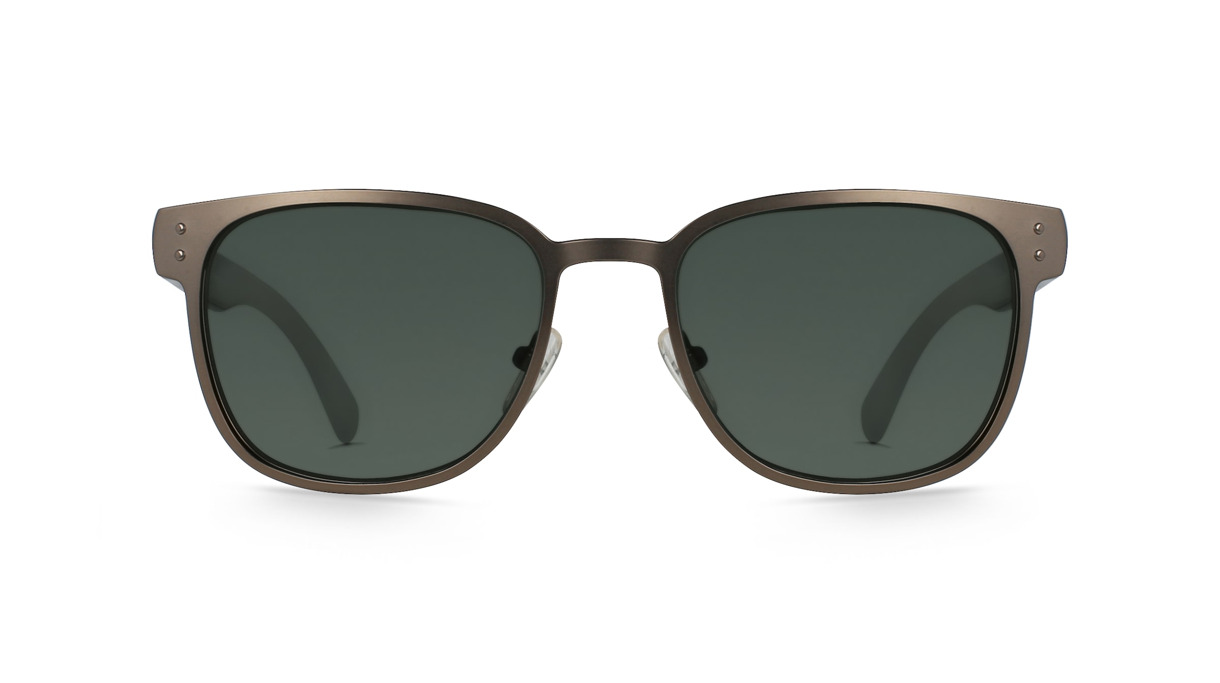 Fielmann MC 473 SUN CL Herren-Sonnenbrille Vollrand Quadratisch Edelstahl-Gestell, grau