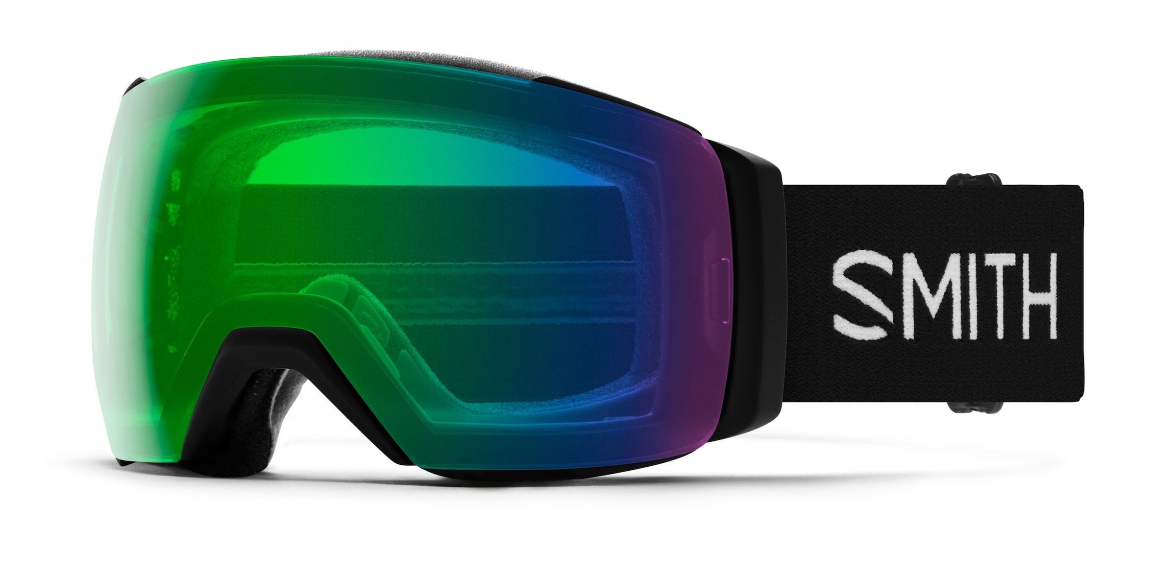 Smith M00713 Unisex-Skibrille Vollrand Monoscheibe Kunststoff-Gestell, Schwarz