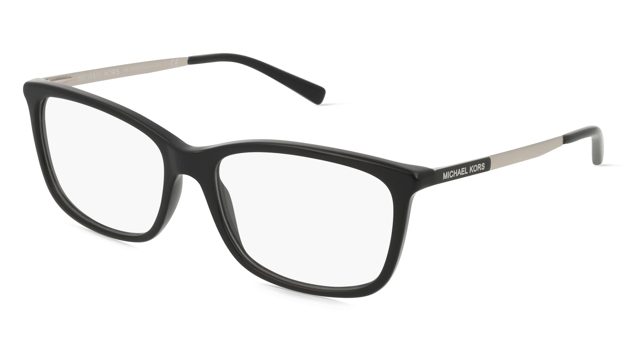 Michael Kors MK4030 Damen-Brille inkl. Gläser Vollrand Quadratisch Acetat-Gestell 54/16/135, Schwarz