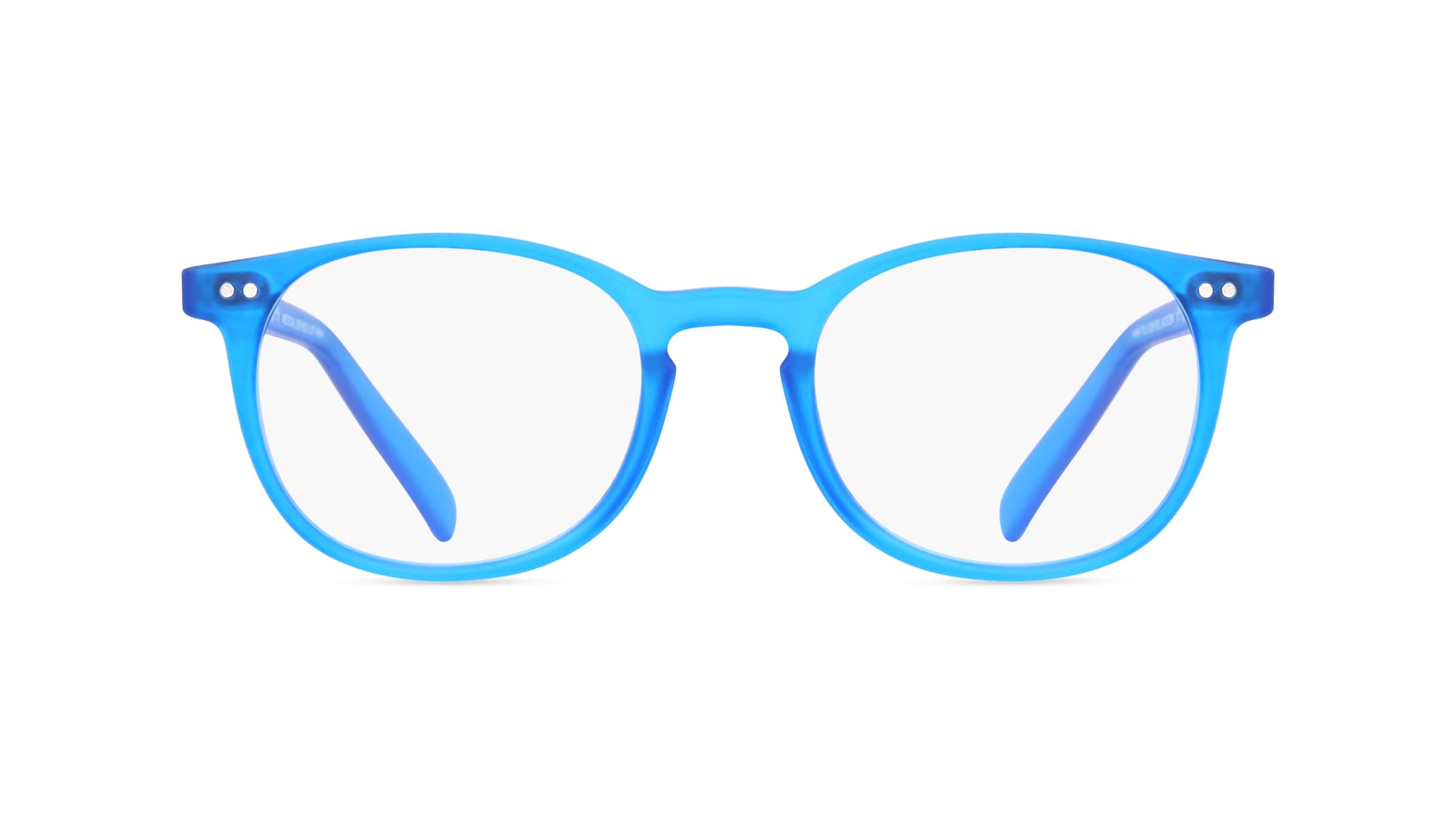 I NEED YOU JUNIOR Unisex-Brille Vollrand Panto Kunststoff-Gestell, blau