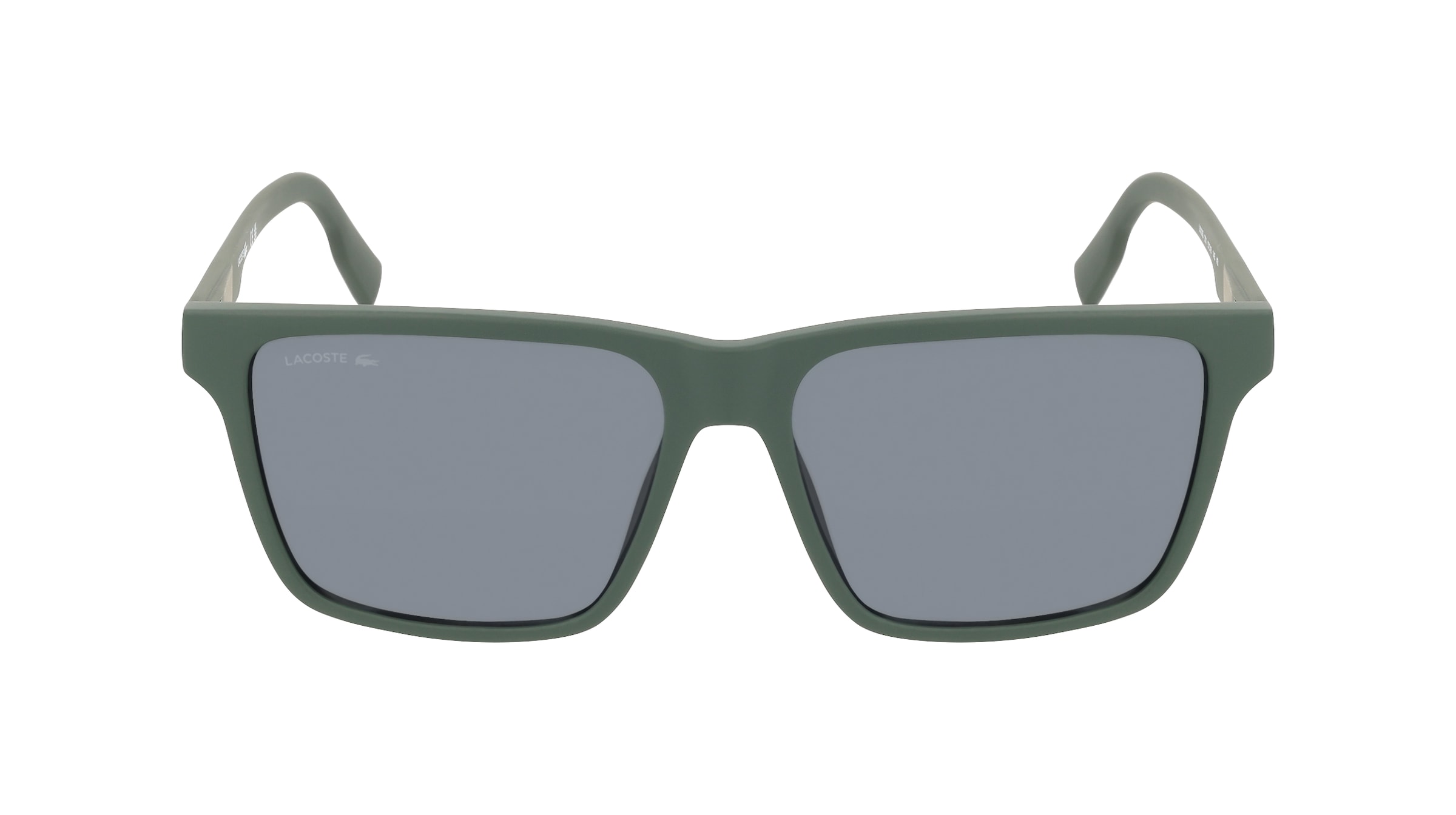 Lacoste L6039S Herren-Sonnenbrille Vollrand Eckig Kunststoff-Gestell, grün