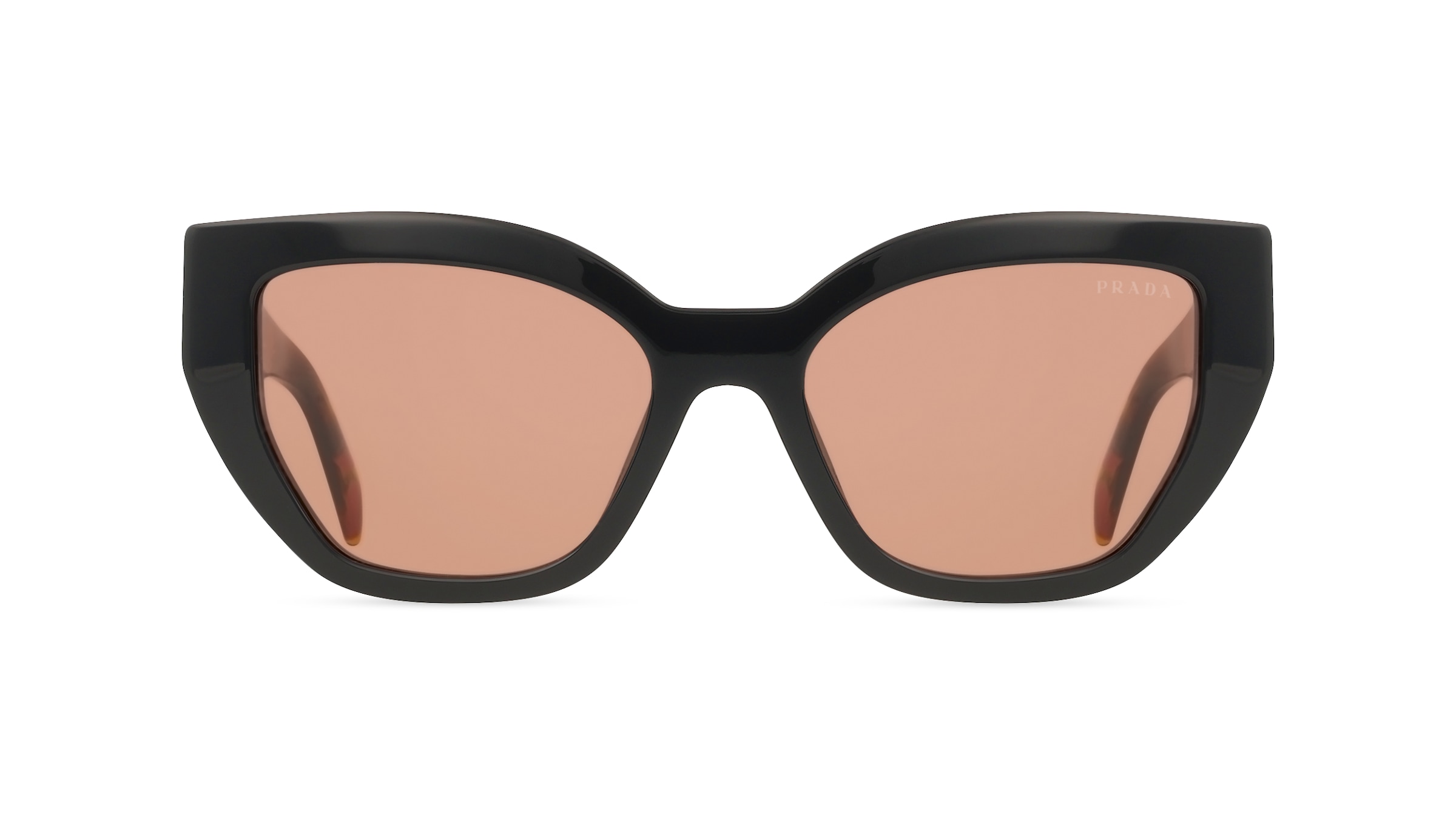 Prada 0PR A09S Damen-Sonnenbrille Vollrand Butterfly Acetat-Gestell, Braun
