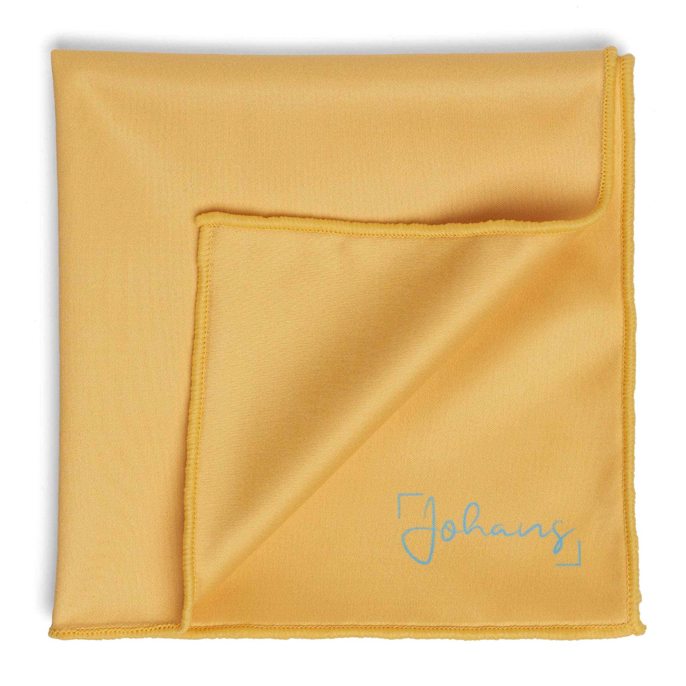 Johans Brillenputztuch Gelb