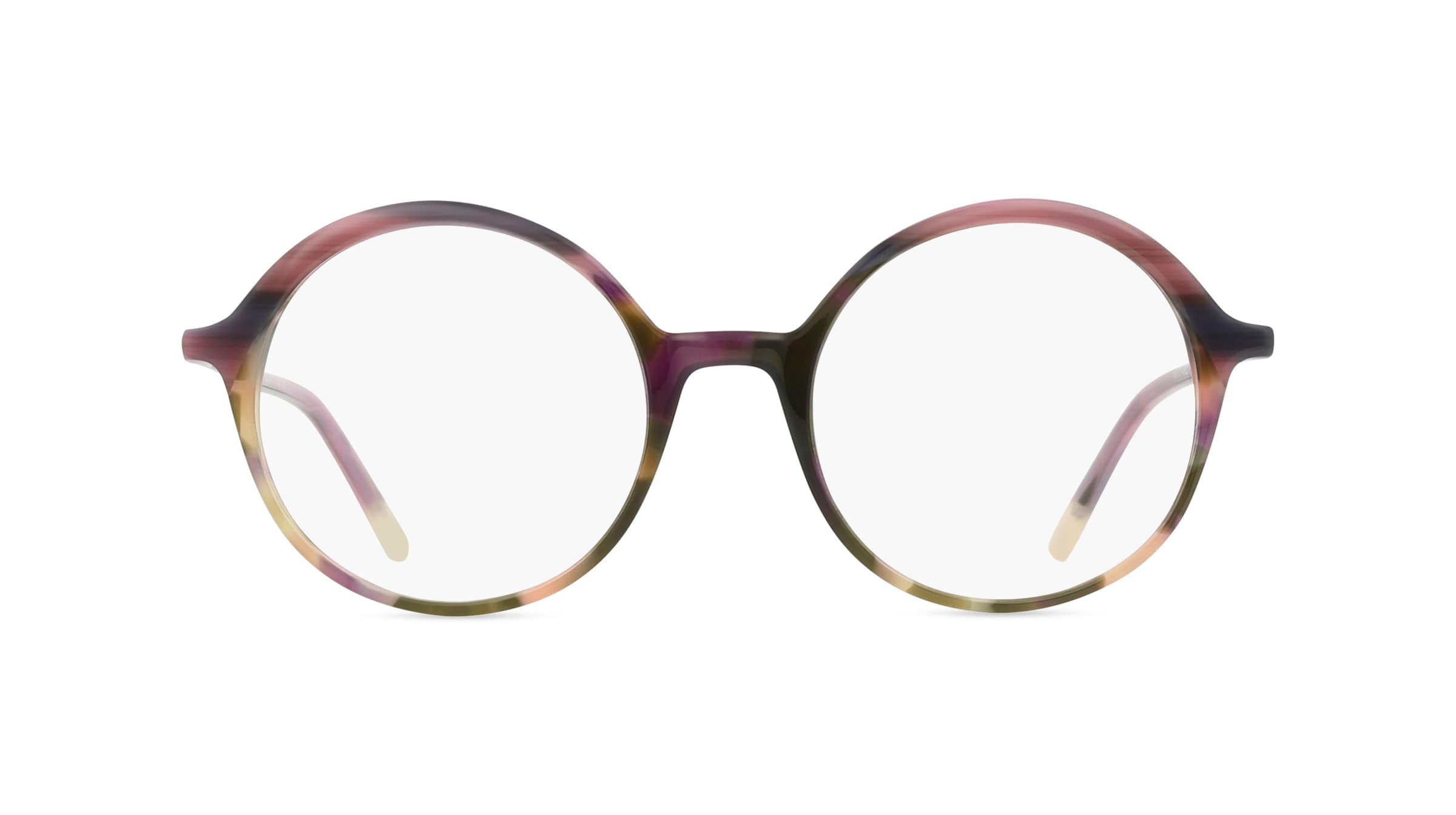 Comma 70175 Damen-Brille inkl. Gläser Vollrand Rund Kunststoff Metall-Gestell 49mm/19mm/145mm, pink