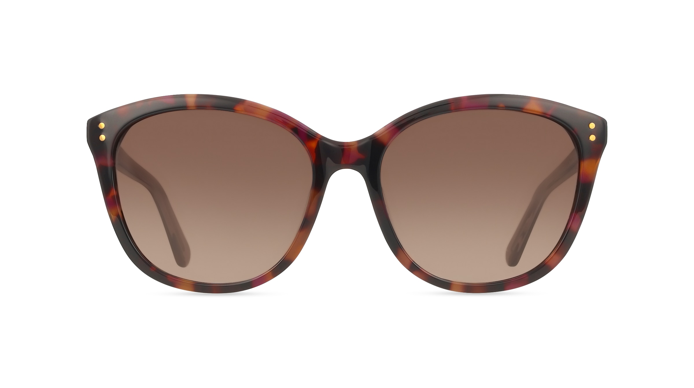 Fossil 207354 Damen-Sonnenbrille Vollrand Cateye Acetat-Gestell, braun