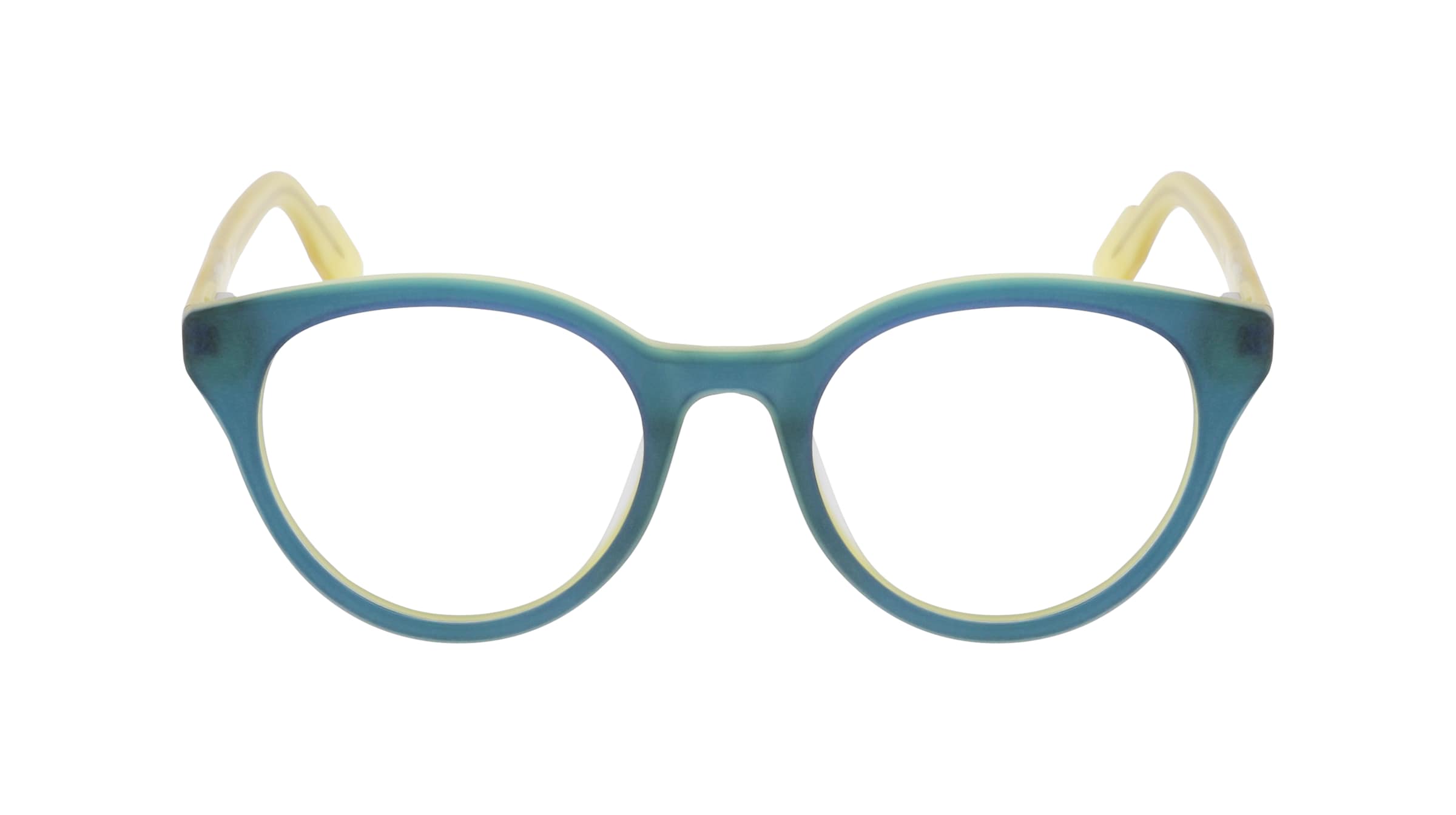 MINI EYEWEAR 743032 Damen-Brille inkl. Gläser Vollrand Panto Kunststoff-Gestell 50mm/20mm/145mm, blau