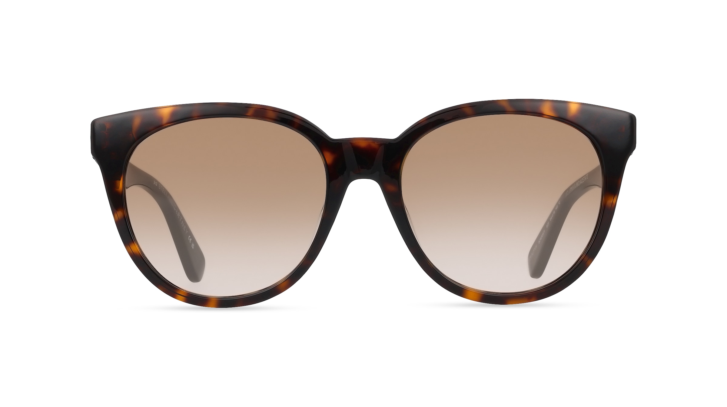 Stella McCartney SC40037I Damen-Sonnenbrille Vollrand Panto Bio-Acetat-Gestell, braun