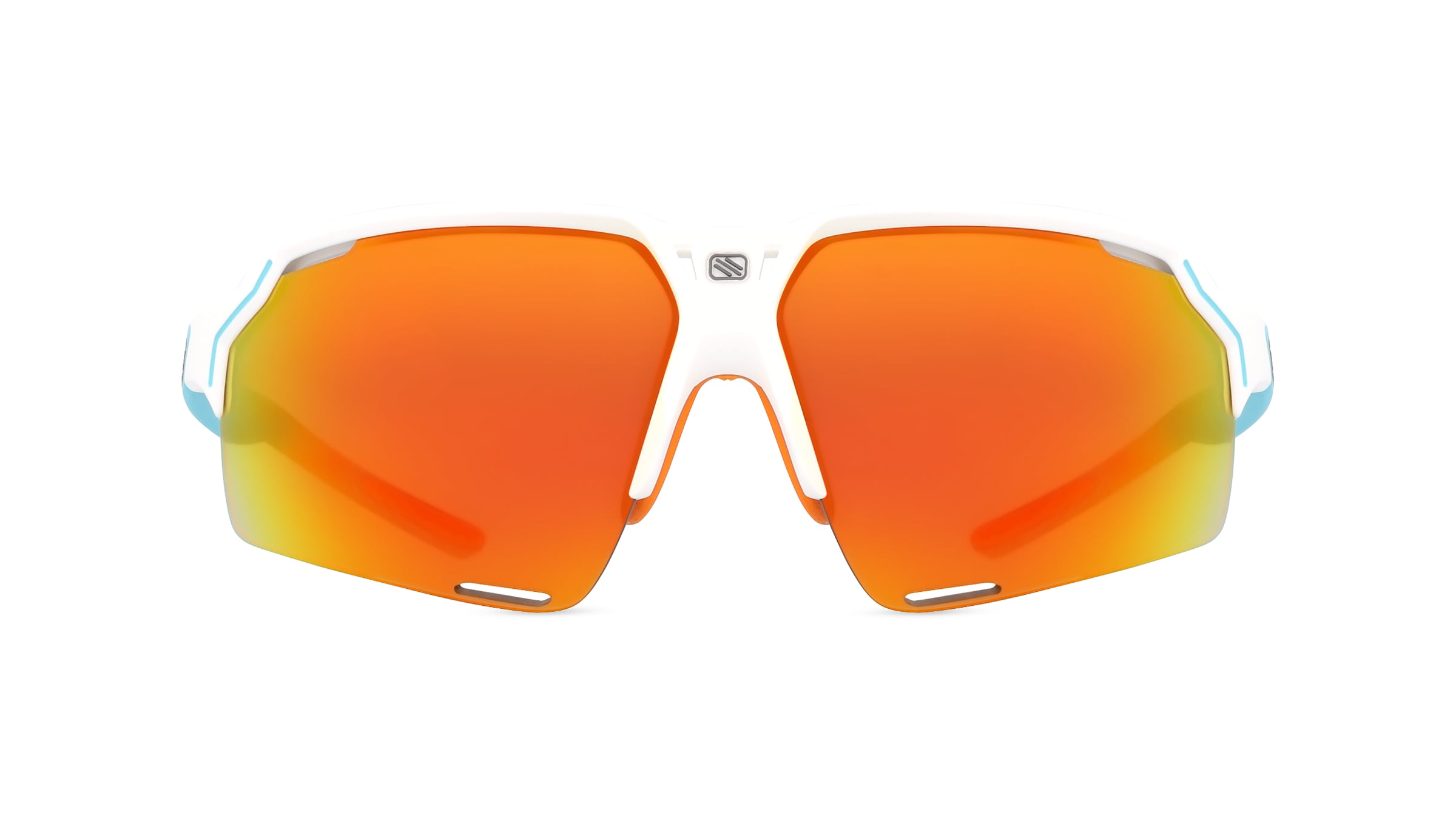 Rudy Project SP744058 DELTABEAT Unisex-Sonnenbrille Vollrand Eckig Kunststoff-Gestell, weiß