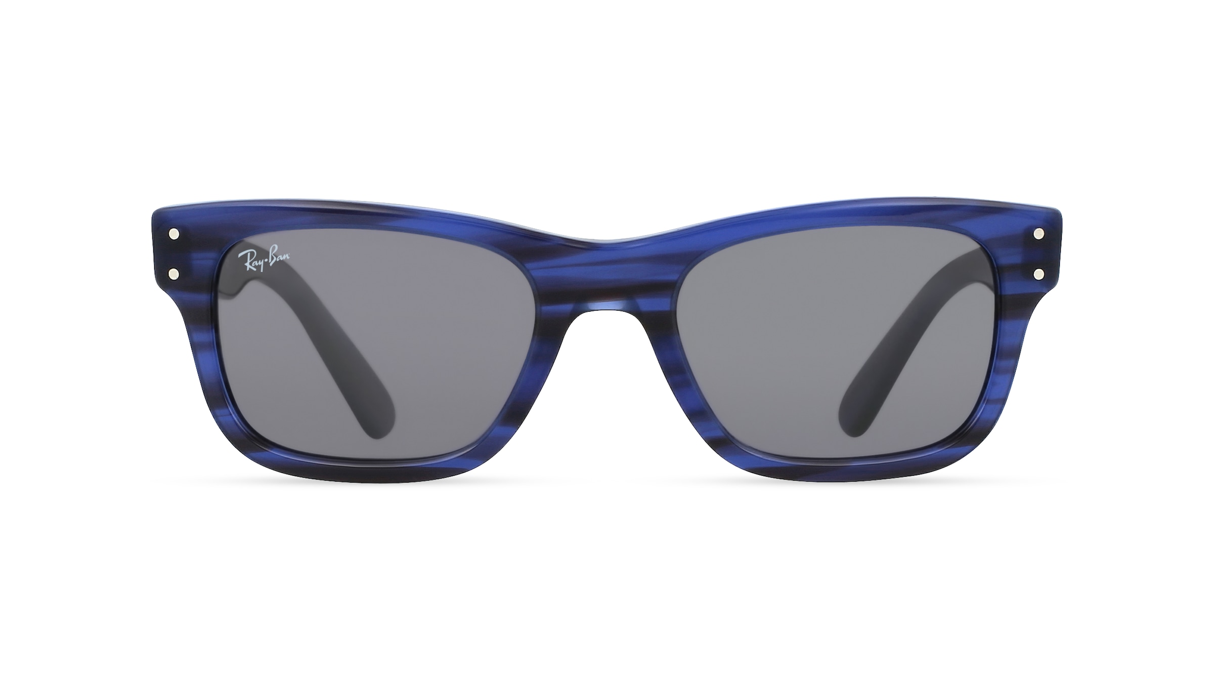 Ray-Ban RB 2283 MR BURBANK Herren-Sonnenbrille Vollrand Eckig Acetat-Gestell, blau