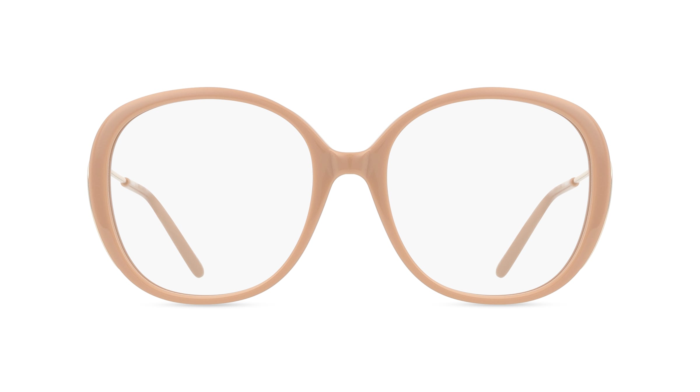 Chloé CH0172O ELYS Damen-Brille inkl. Gläser Vollrand Panto Recycled Acetat-Gestell 55mm/17mm/135mm, gelb