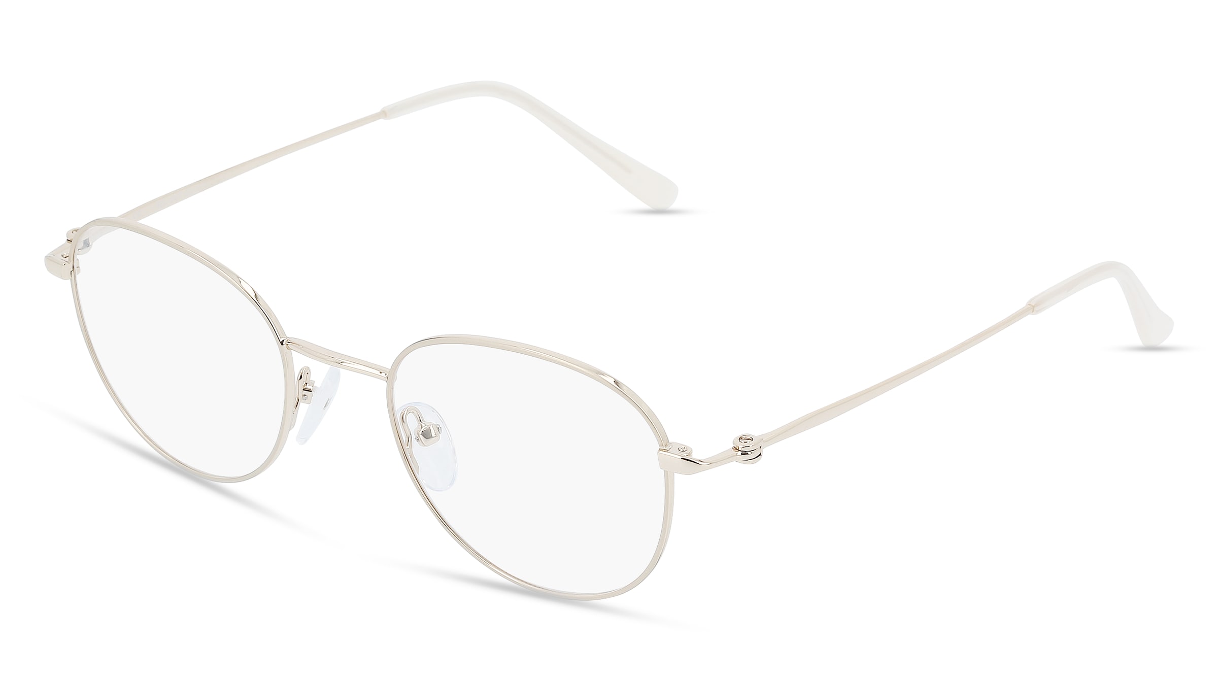 Fielmann BD 447 CL Damen-Brille inkl. Gläser Vollrand Panto Edelstahl-Gestell 50/21/140, Gold