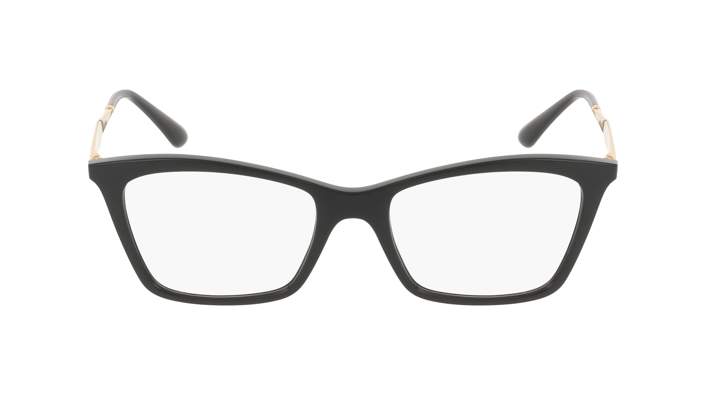 Vogue 0VO5624 Damen-Brille inkl. Gläser Vollrand Butterfly Kunststoff-Gestell 51/17/140, Schwarz