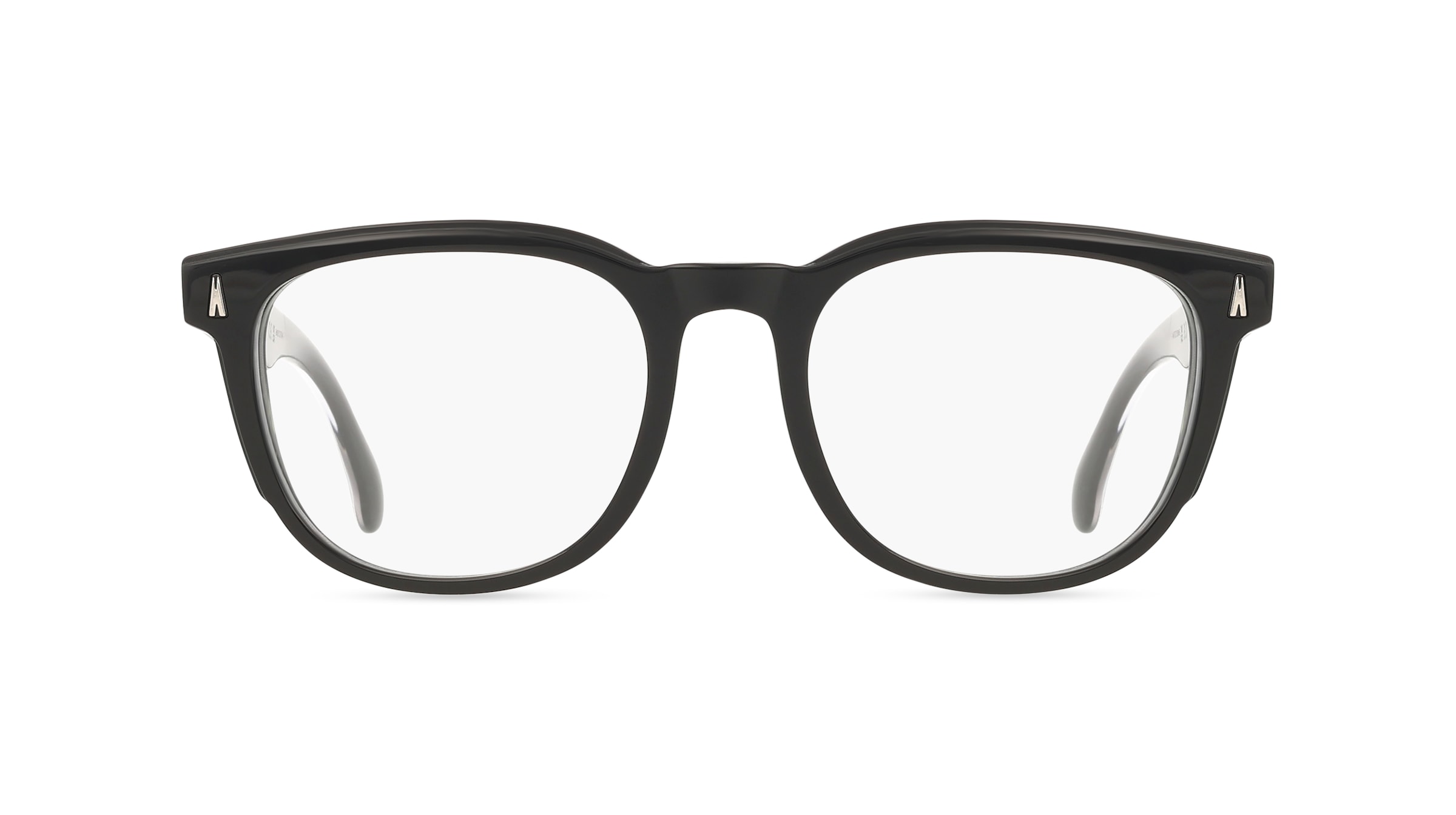 Moncler ME2002 Unisex-Brille inkl. Gläser Vollrand Eckig Bio-Acetat-Gestell 52mm/19mm/145mm, Schwarz