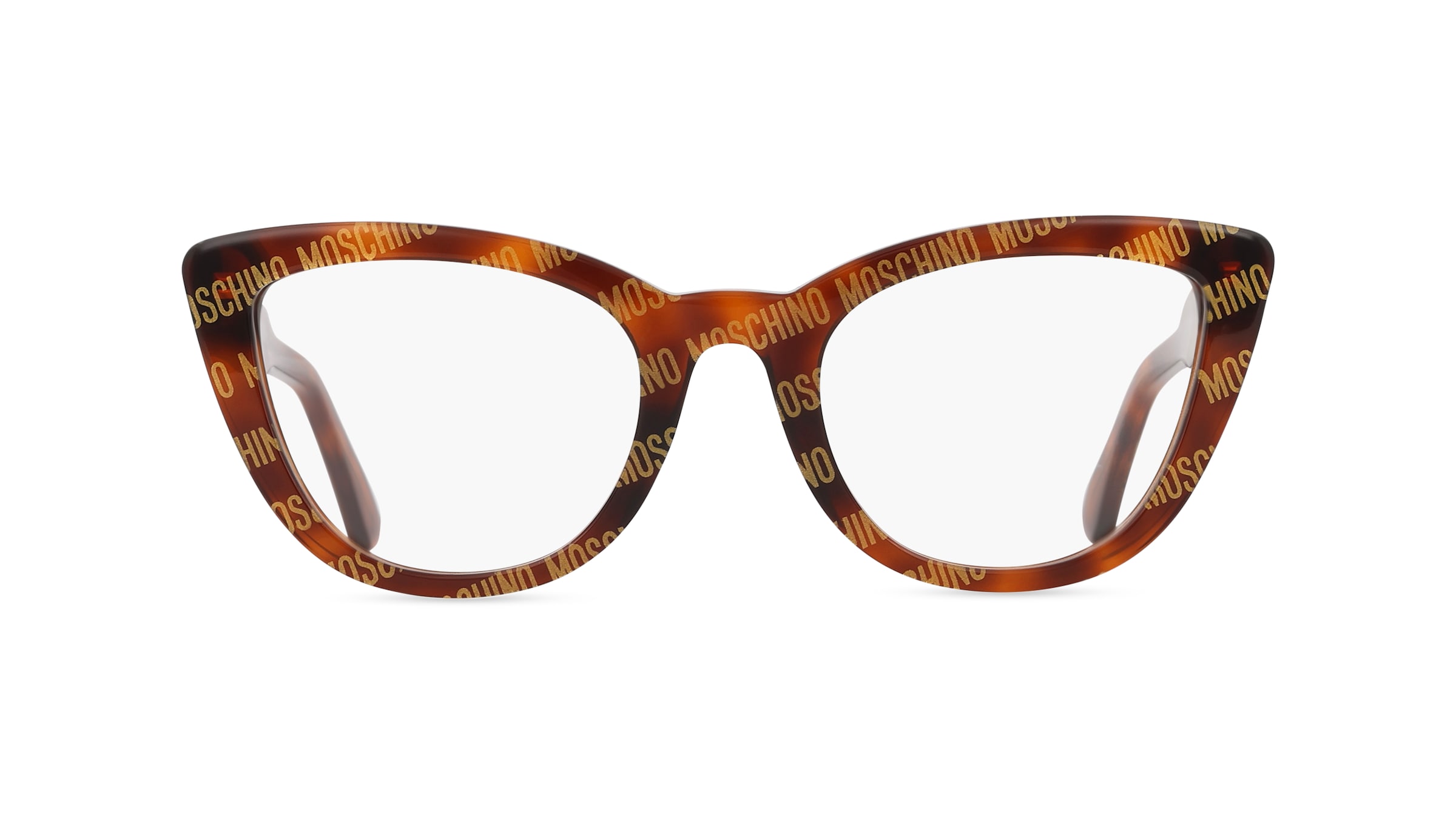 Moschino MOS624 Damen-Brille inkl. Gläser Vollrand Cateye Acetat-Gestell 50mm/21mm/140mm, braun