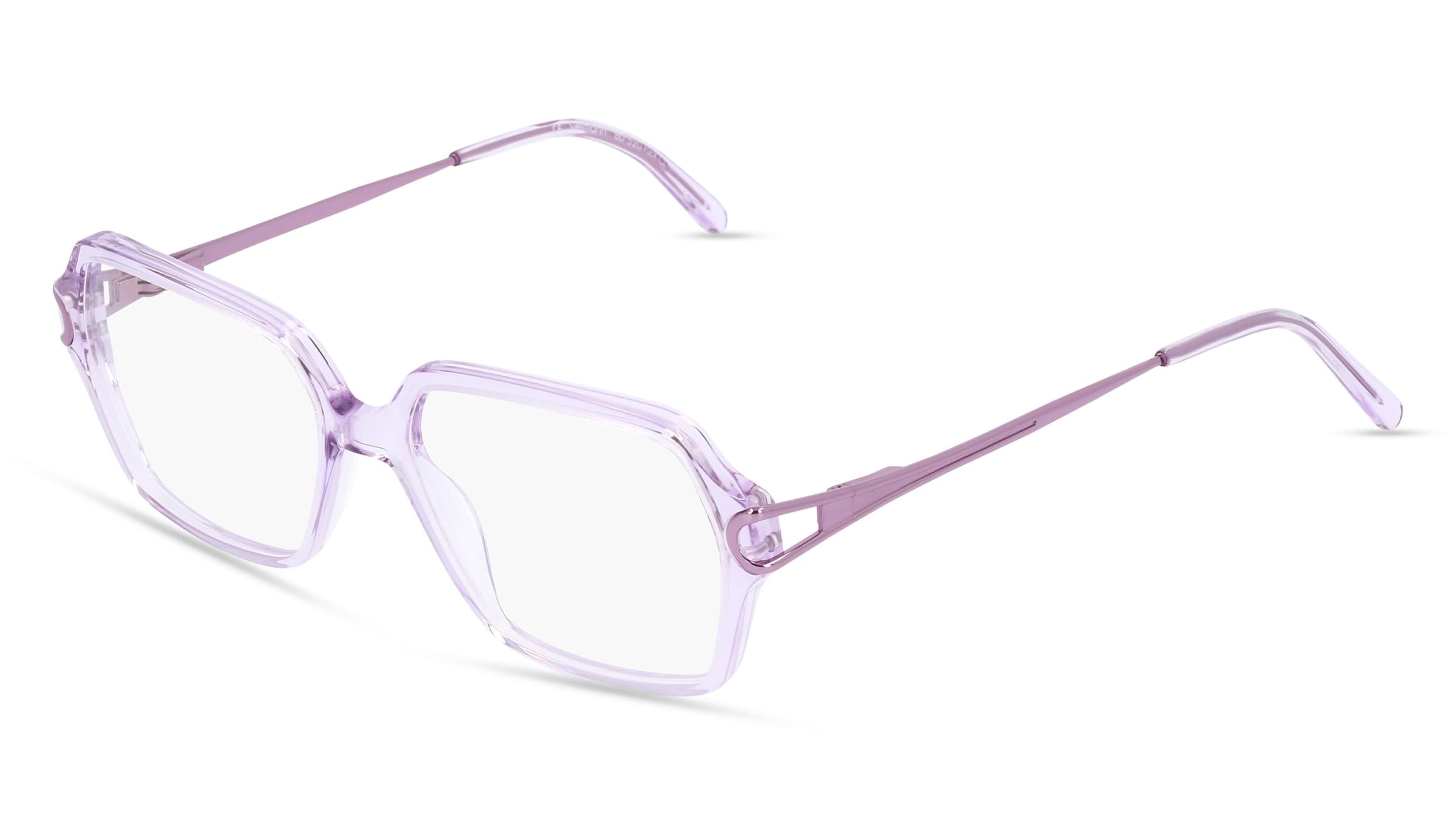 Fielmann BD 520 FLEX CL Damen-Brille inkl. Gläser Vollrand Quadratisch Acetat-Gestell 53/16/130, Lila