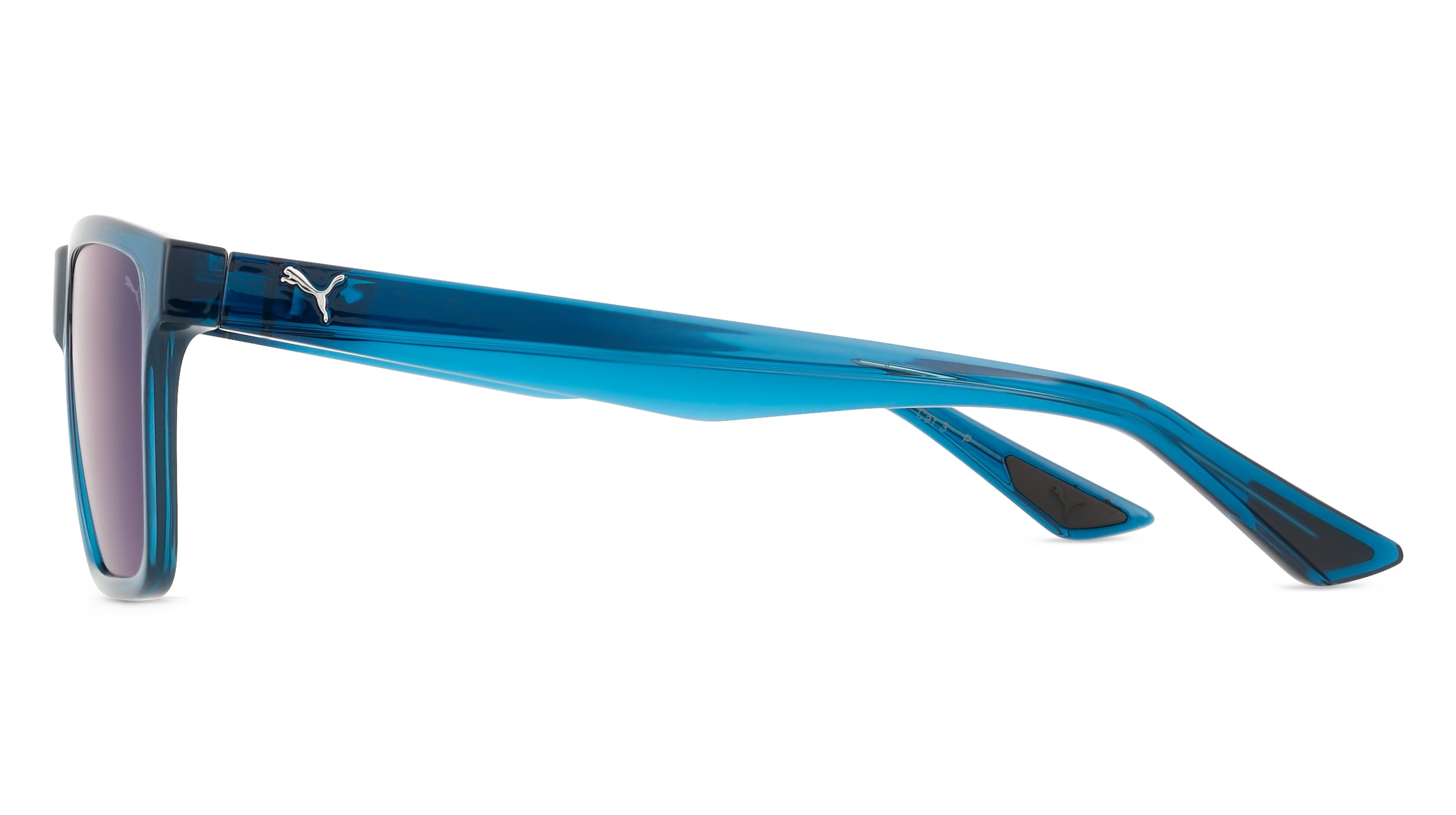 Thumbnail - Puma PU0484S Unisex-Sonnenbrille Vollrand Quadratisch Kunststoff-Gestell, blau
