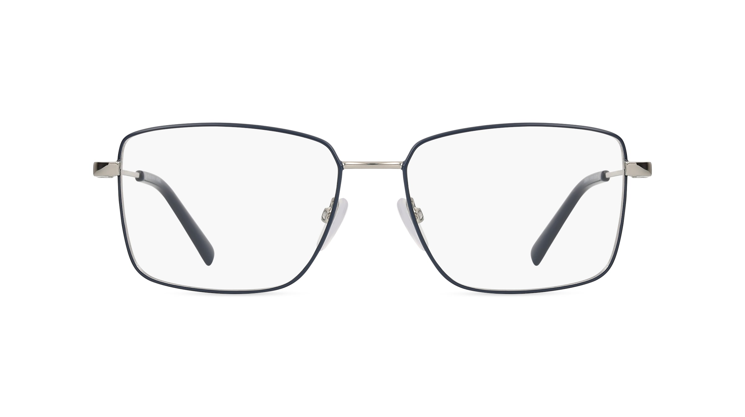 Sting STGVST430 Herren-Brille inkl. Gläser Vollrand Eckig Metall-Gestell 54mm/17mm/145mm, silber