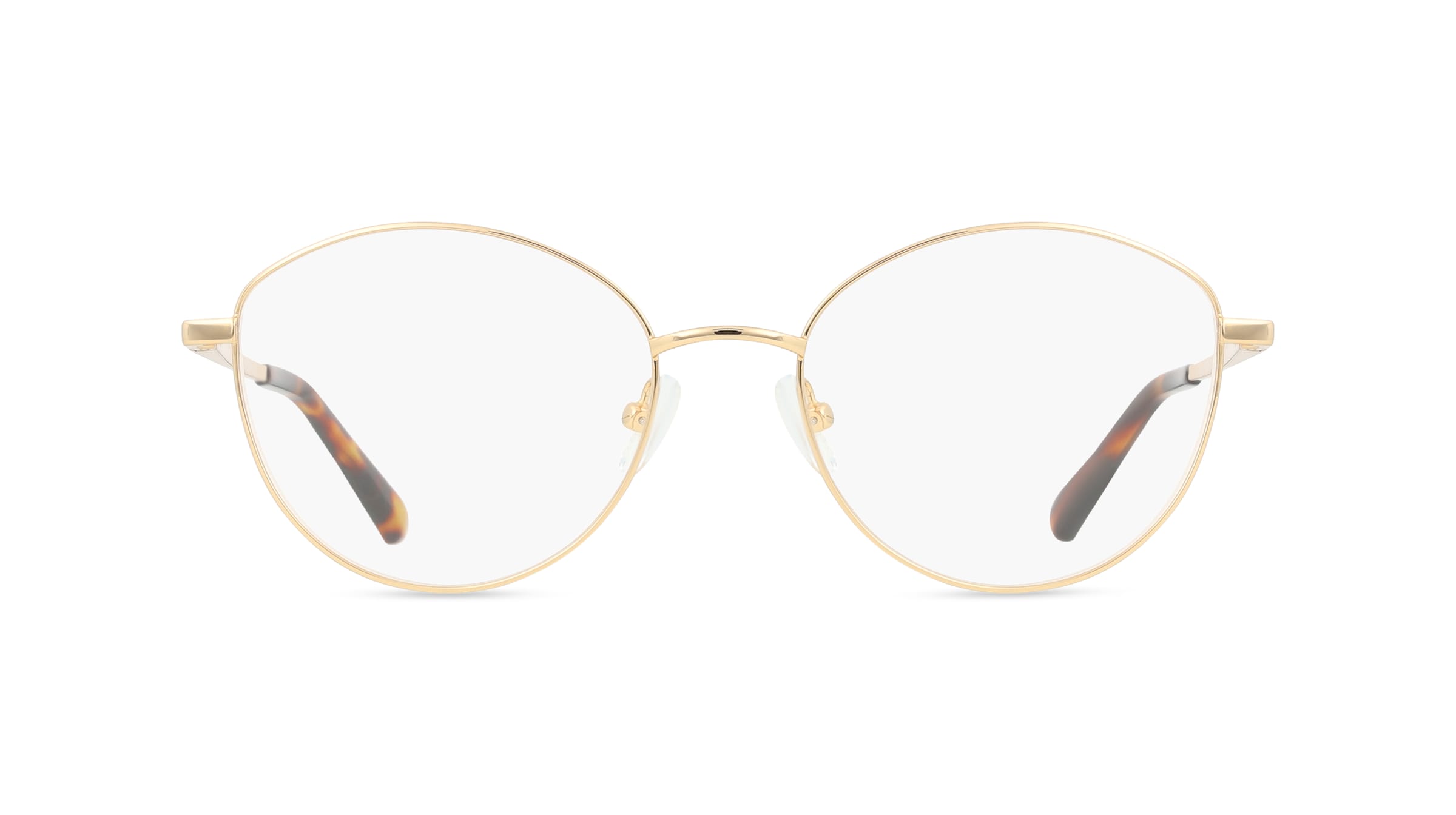 Fielmann BE 033 FLEX CL Damen-Brille inkl. Gläser Vollrand Oval Edelstahl-Gestell 53mm/18mm/135mm, Gold