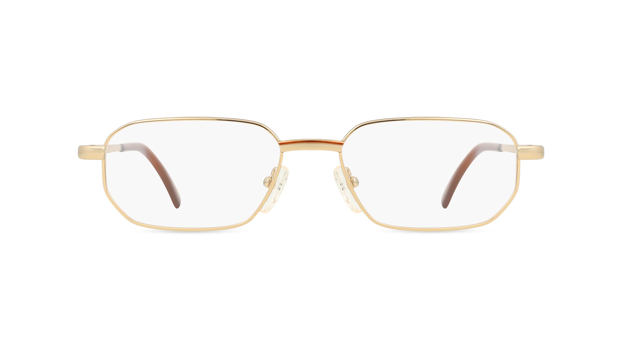 Fielmann MC 572 FLEX CL Herren-Brille inkl. Gläser Vollrand Eckig Metall-Gestell 51mm/17mm/135mm, gold