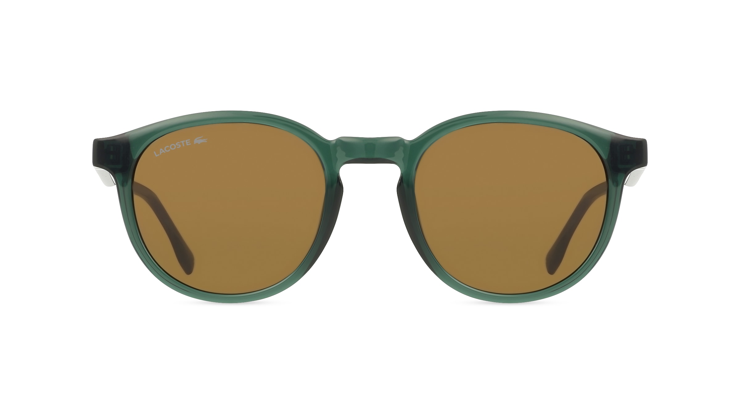 Lacoste L6030S Unisex-Sonnenbrille Vollrand Rund Bio-Kunststoff-Gestell, grün